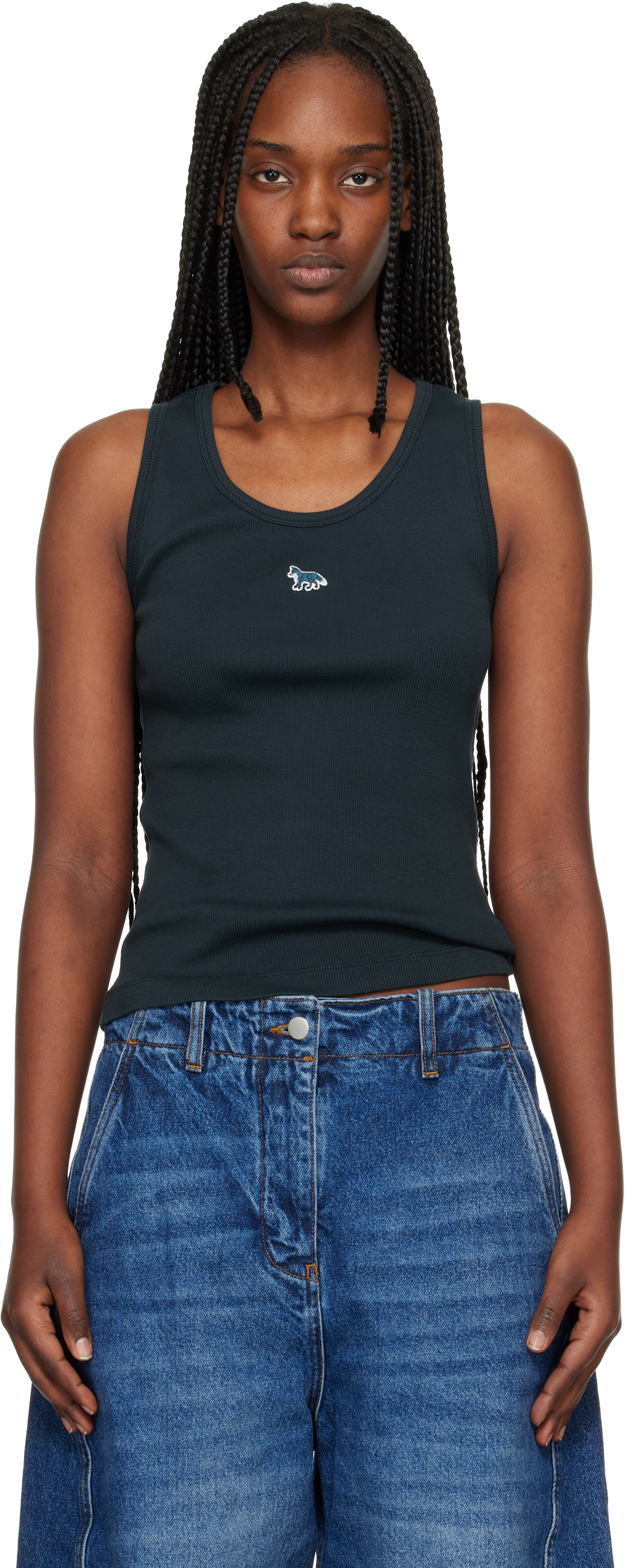 MAISON KITSUNÉ ブラック タンクトップ S 楽天市場】【最大2万円OFFクーポン対象・5/3～5/6限定】MAISON KITSUNE