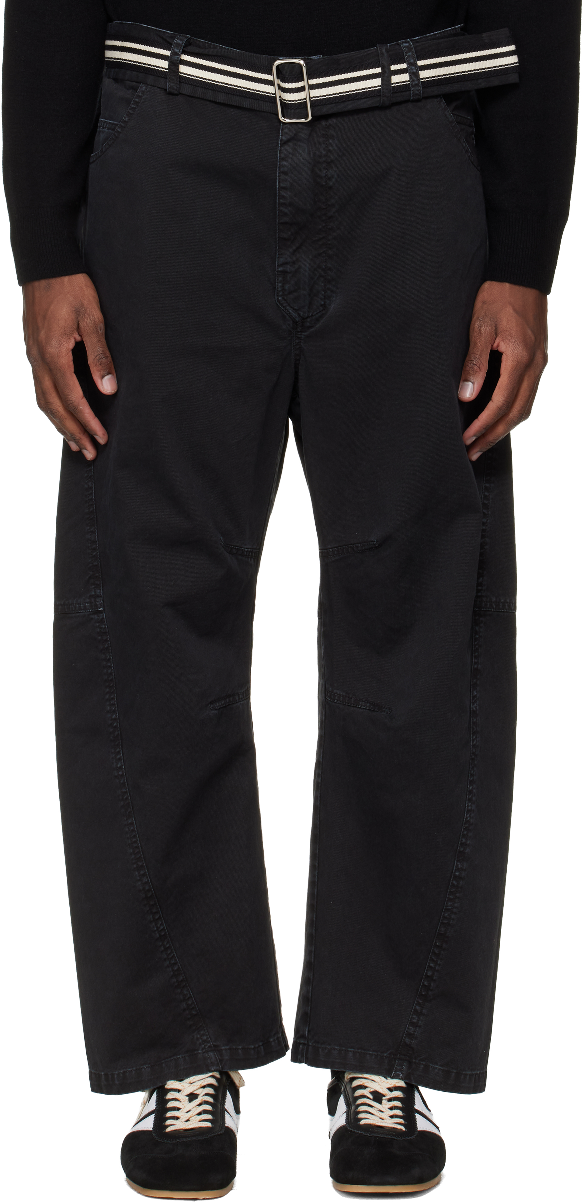 Mordecai Black Pockets Trousers