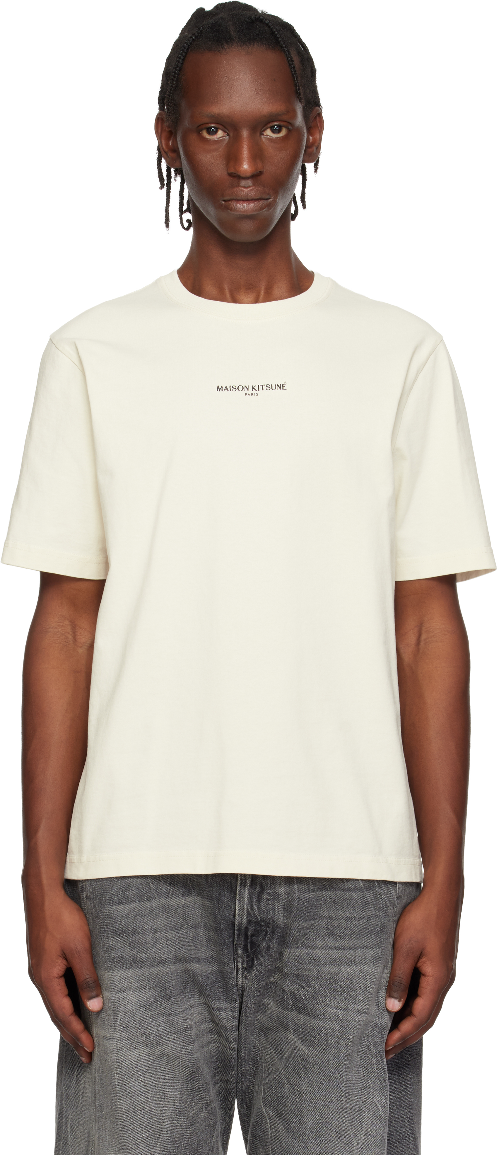 Off-White 'Maison Kitsuné Paris' Comfort T-shirt by Maison Kitsuné
