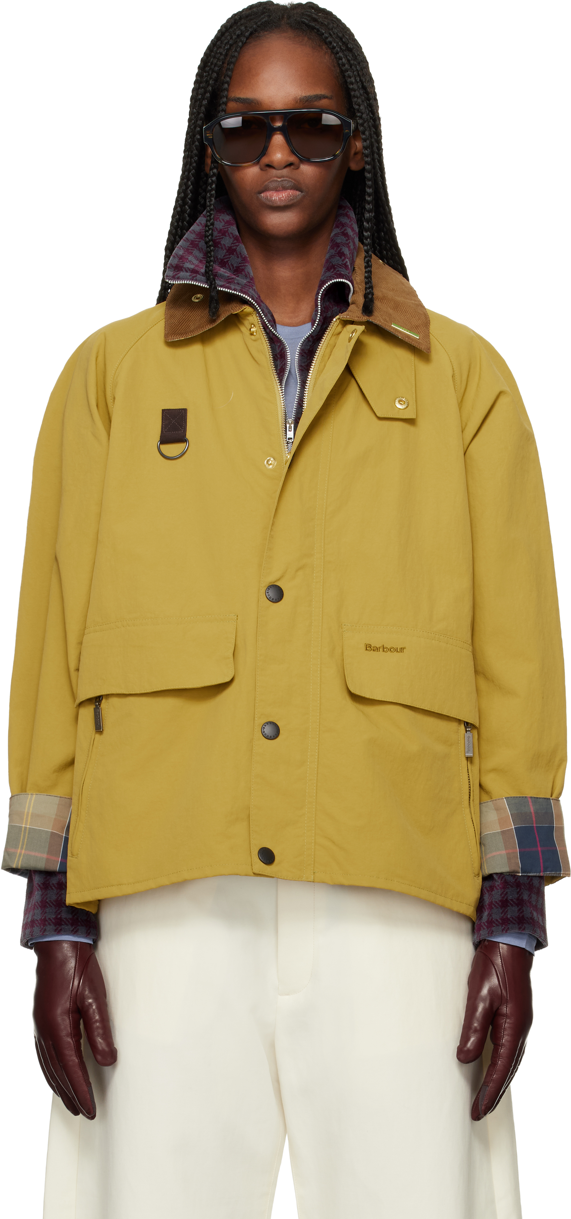 Barbour: Green Icons Spey Casual Jacket | SSENSE Canada