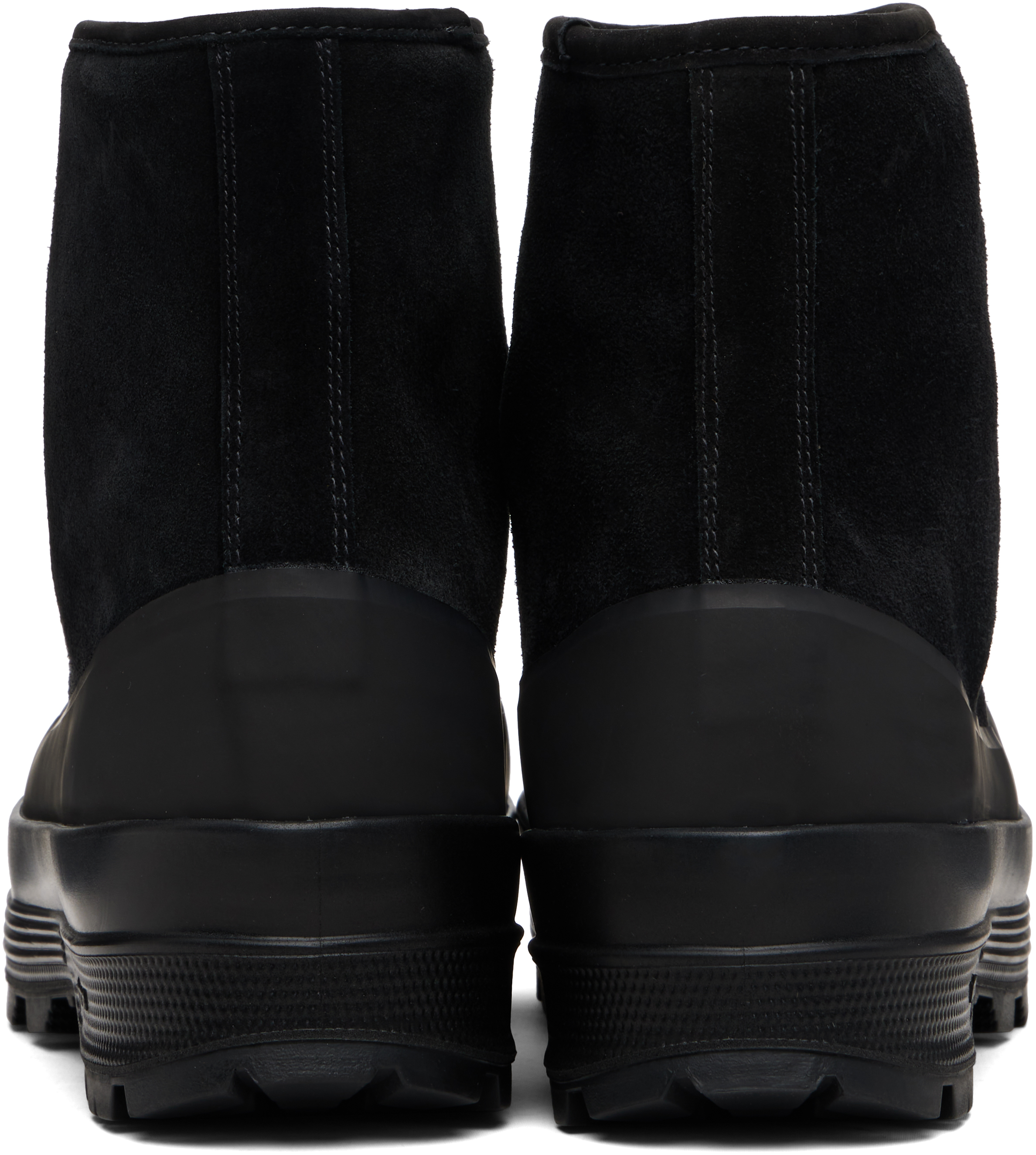 Diemme Black Badia Shearling Boots In Black