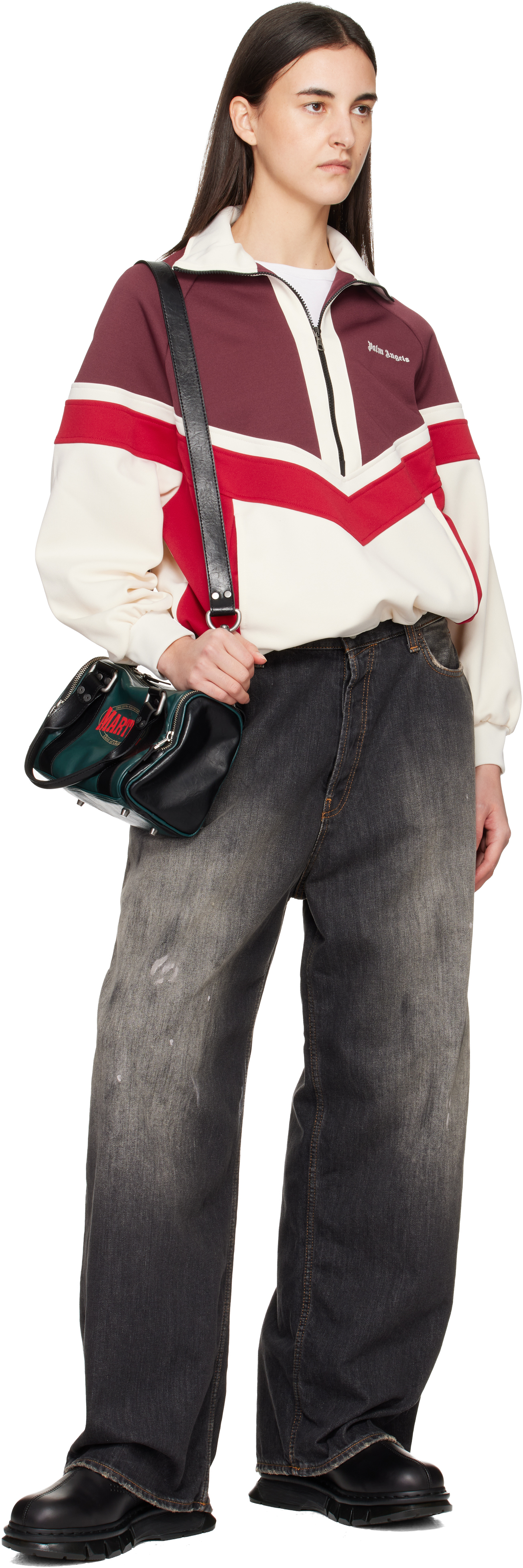 Dr. Martens Black Qubist Zip Boots In Black