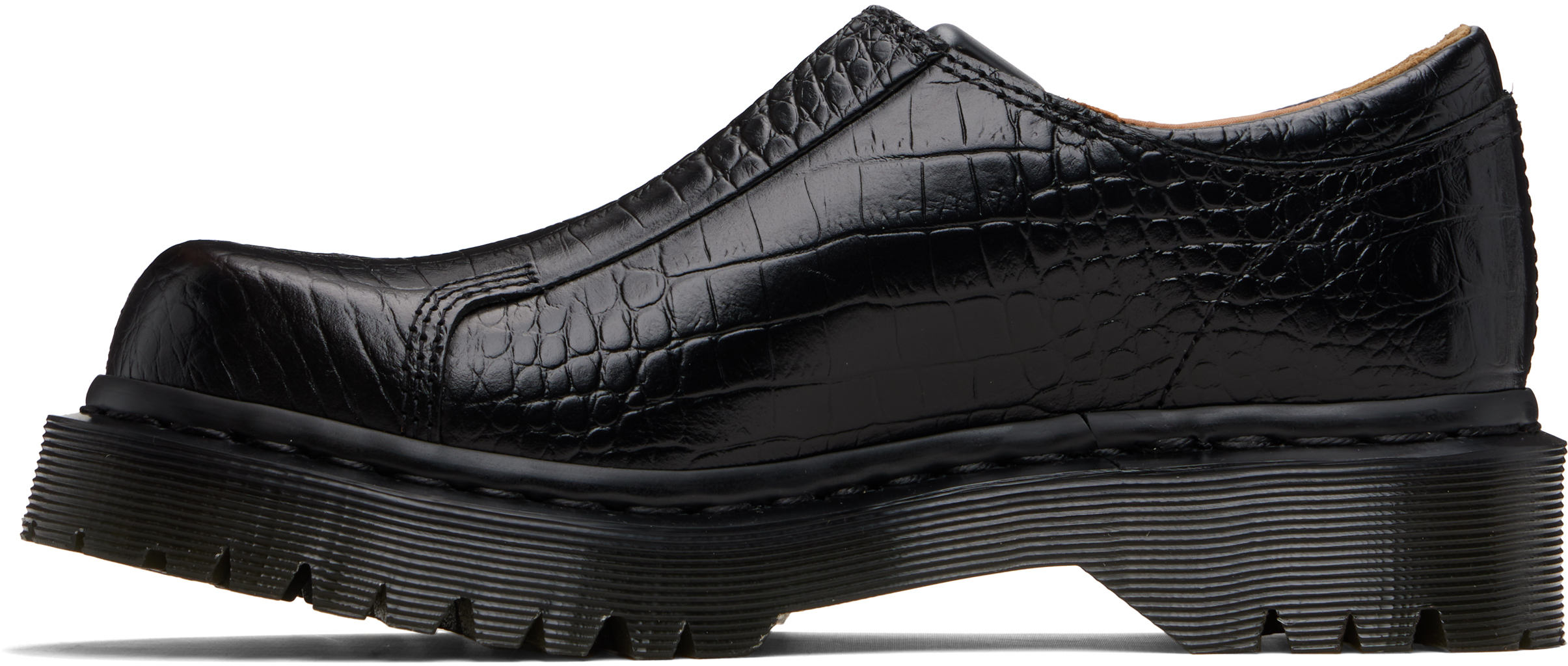 Dr. Martens Black Rejena Mj Loafers In Black