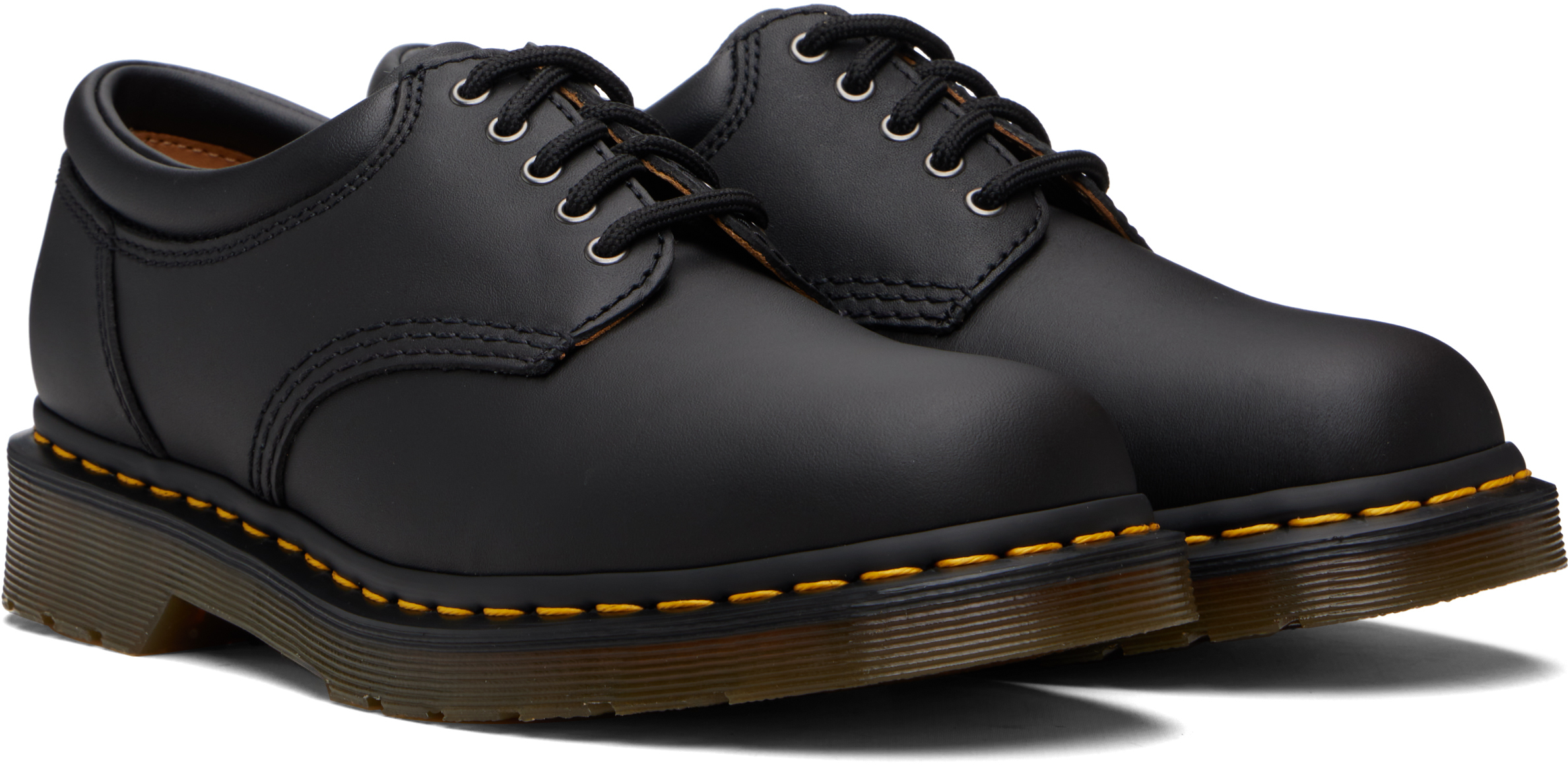 Dr. Martens 8053 Nappa Leather Casual Shoes In Schwarz