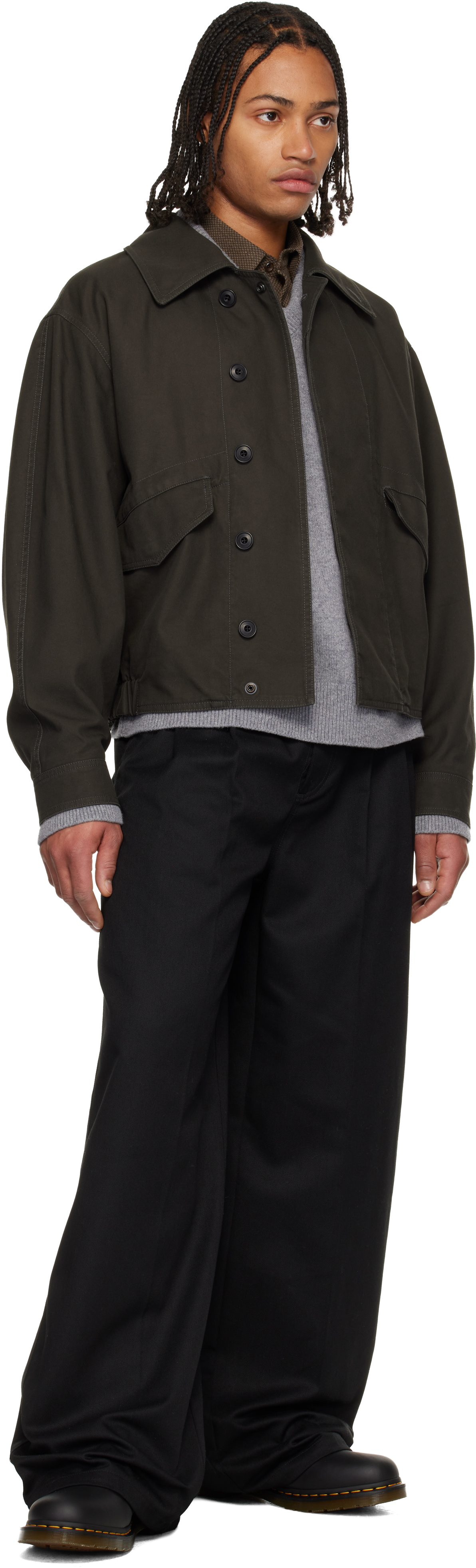 Dr. Martens 8053 Nappa Leather Casual Shoes In Schwarz