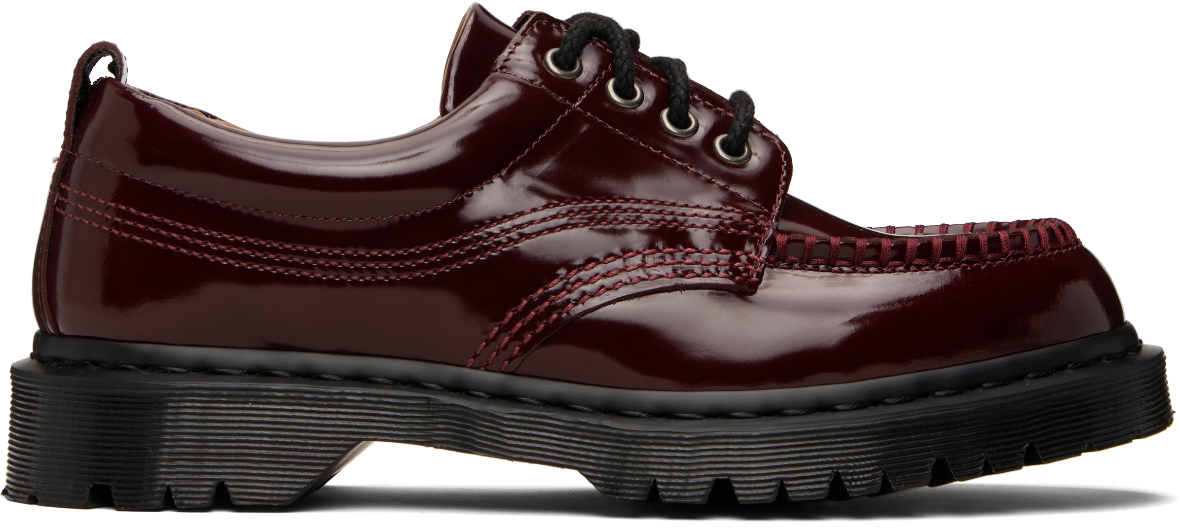 Dr. Martens Men\'s Burgundy Wingtip Derby Shoes Rare Vintage 90 main image 4