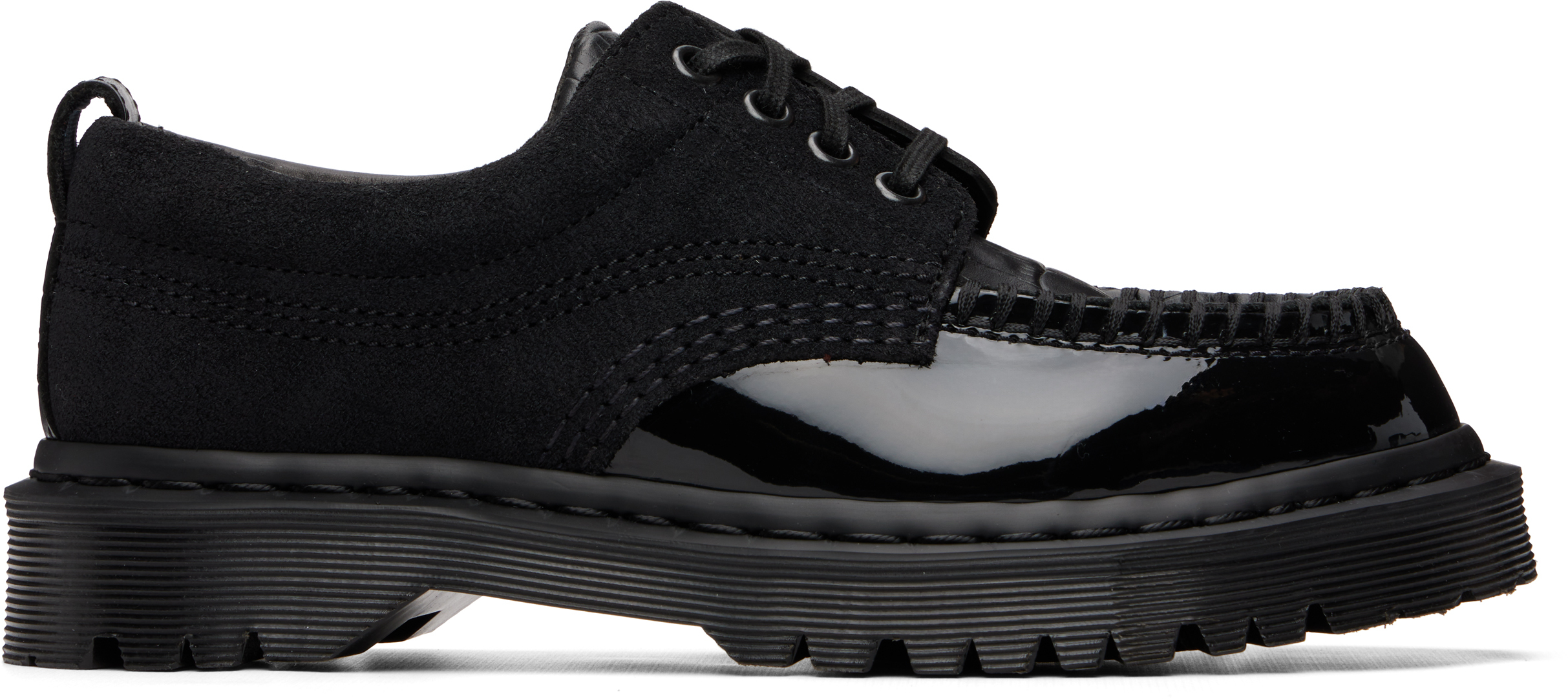 Black BEAMS Edition Lowell Derbys by Dr. Martens on Sale