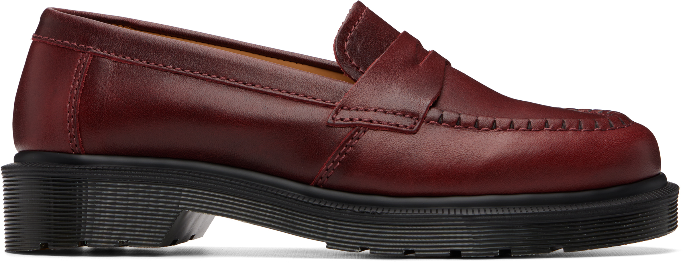 Dr. Martens: バーガンディ Delapre 'Made In England' クラシック