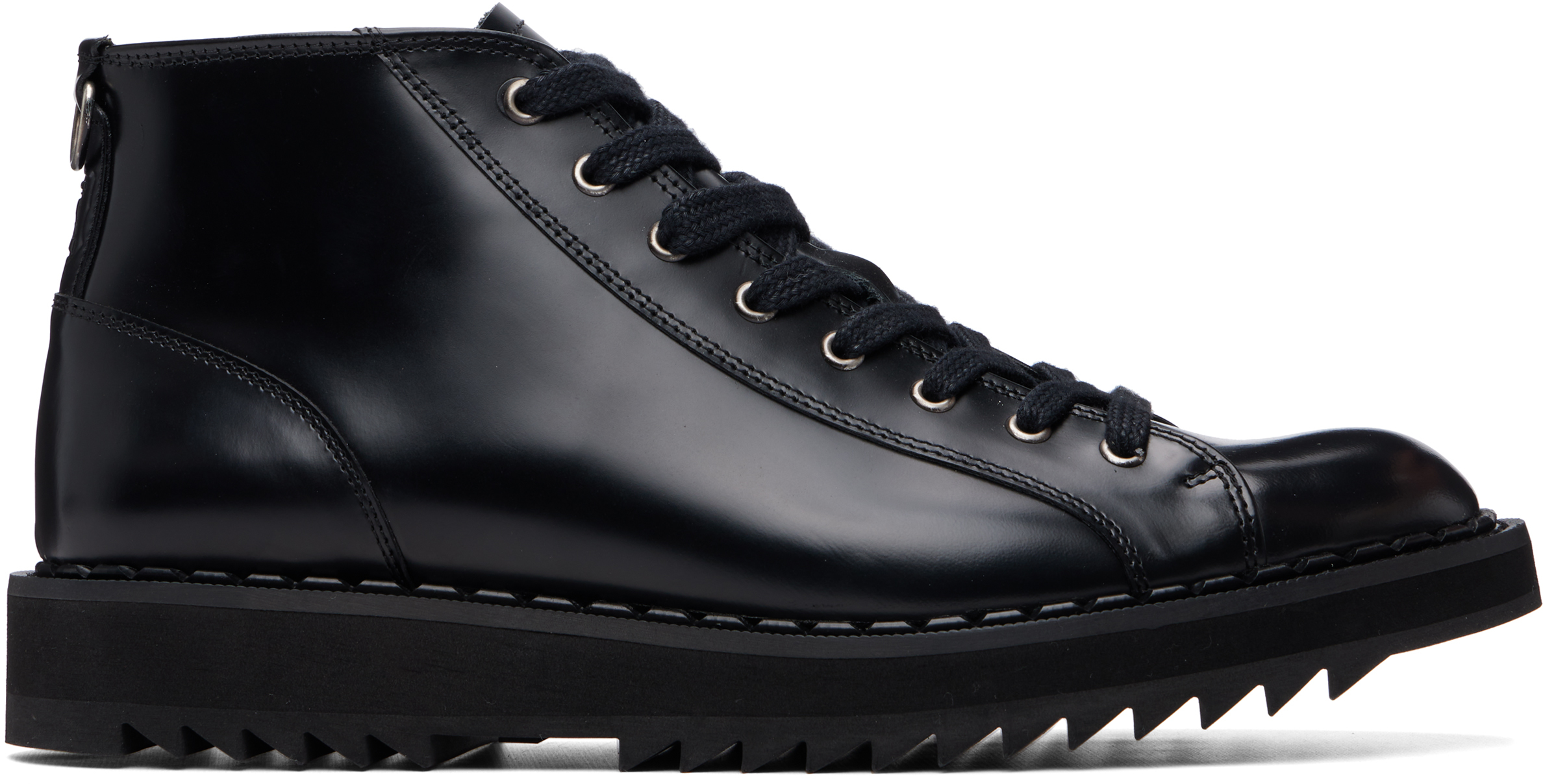 Black Ripple Monkey Boots by George Cox on Sale