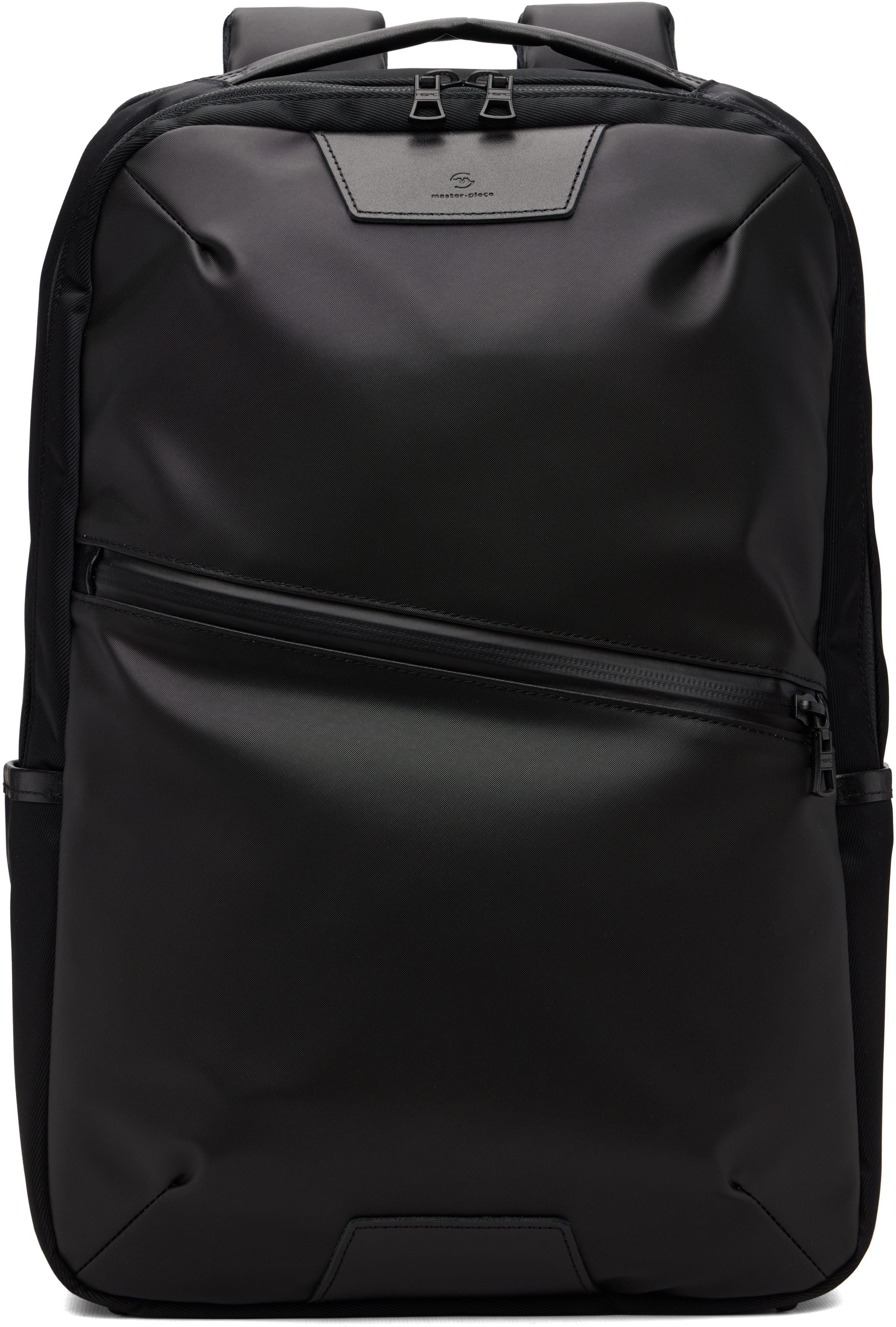 master-piece Black Progress Coating Daypack Backpack