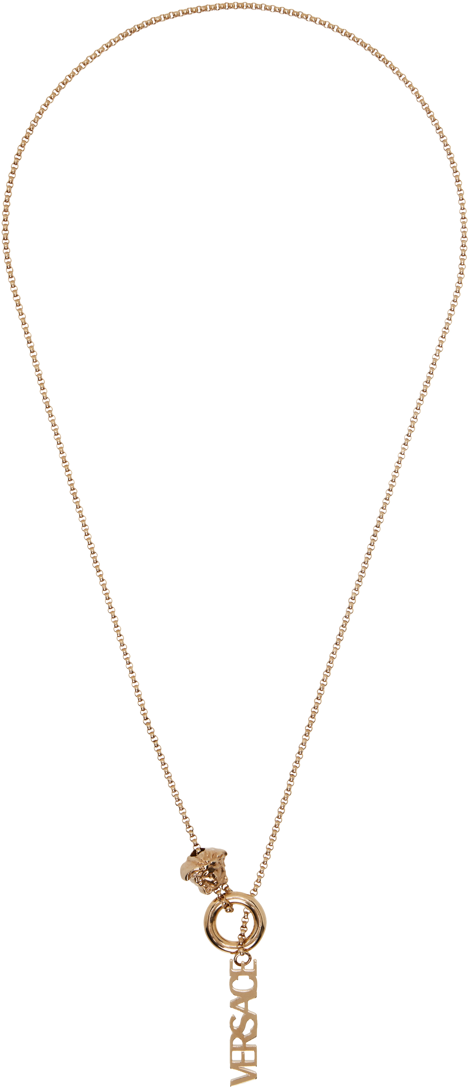 Versace Medusa Toggle Necklace
