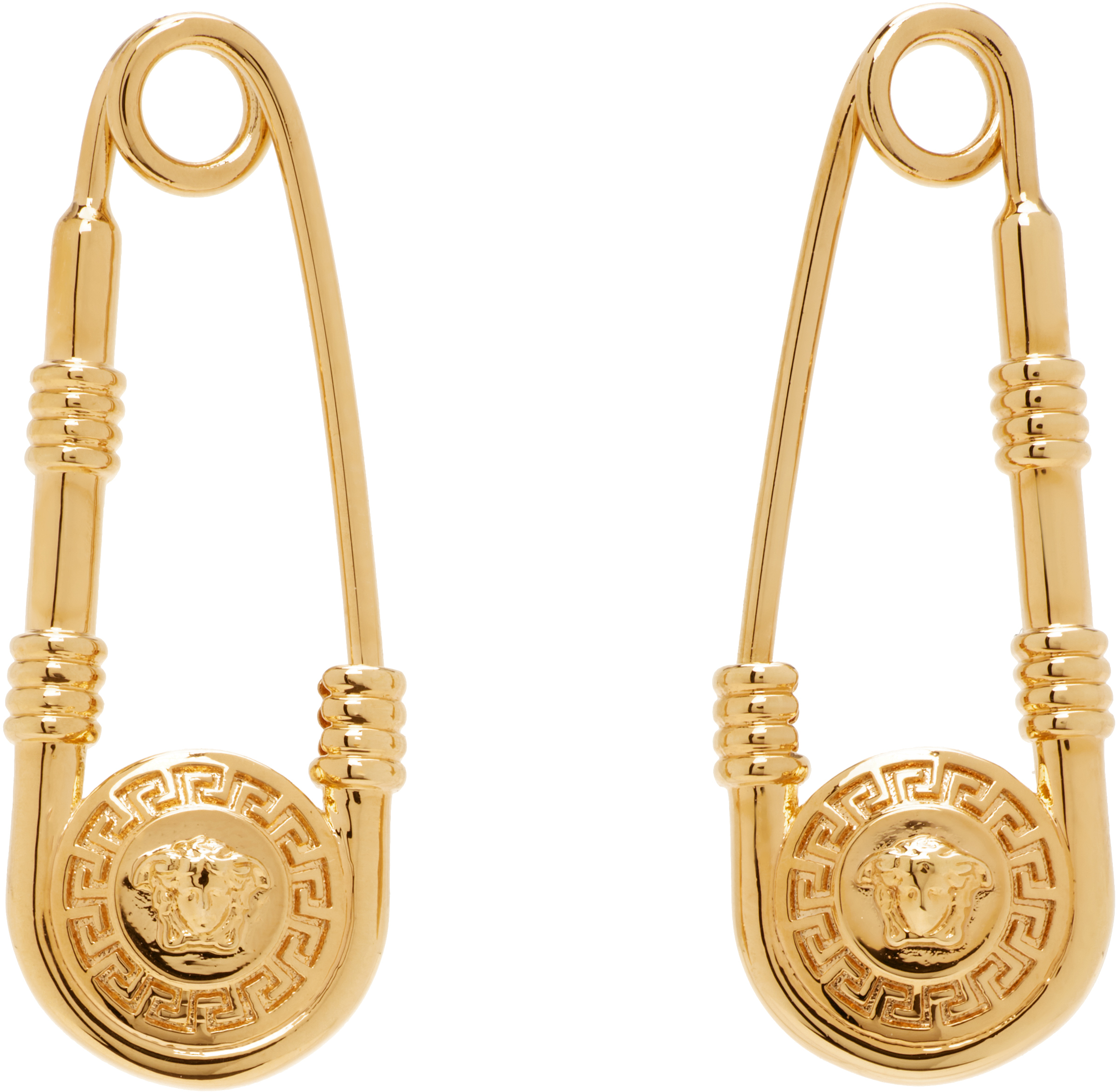versace ピアス Versace: Safety Pin ピアス | SSENSE 日本
