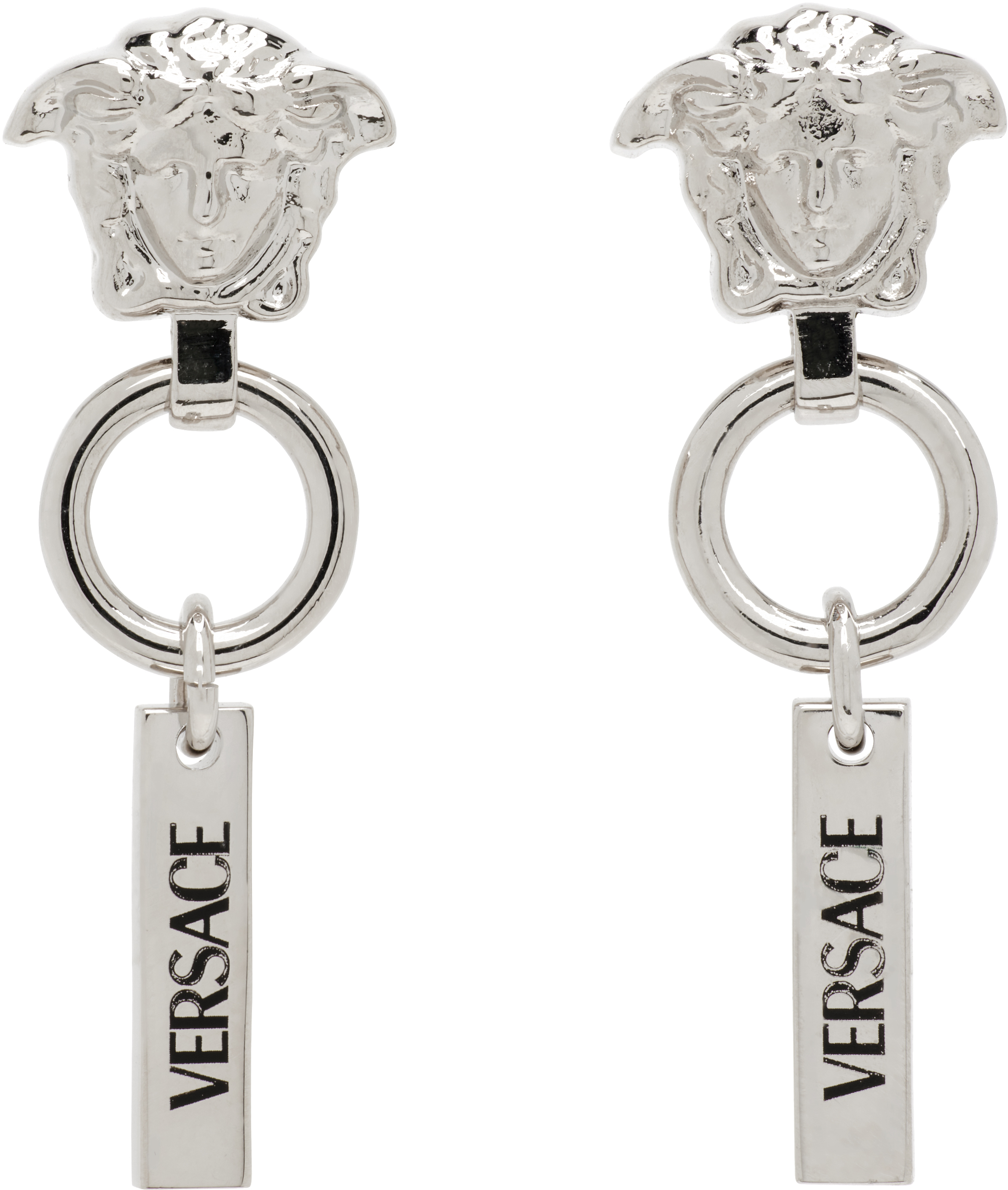 Versace Medusa Drop Earrings