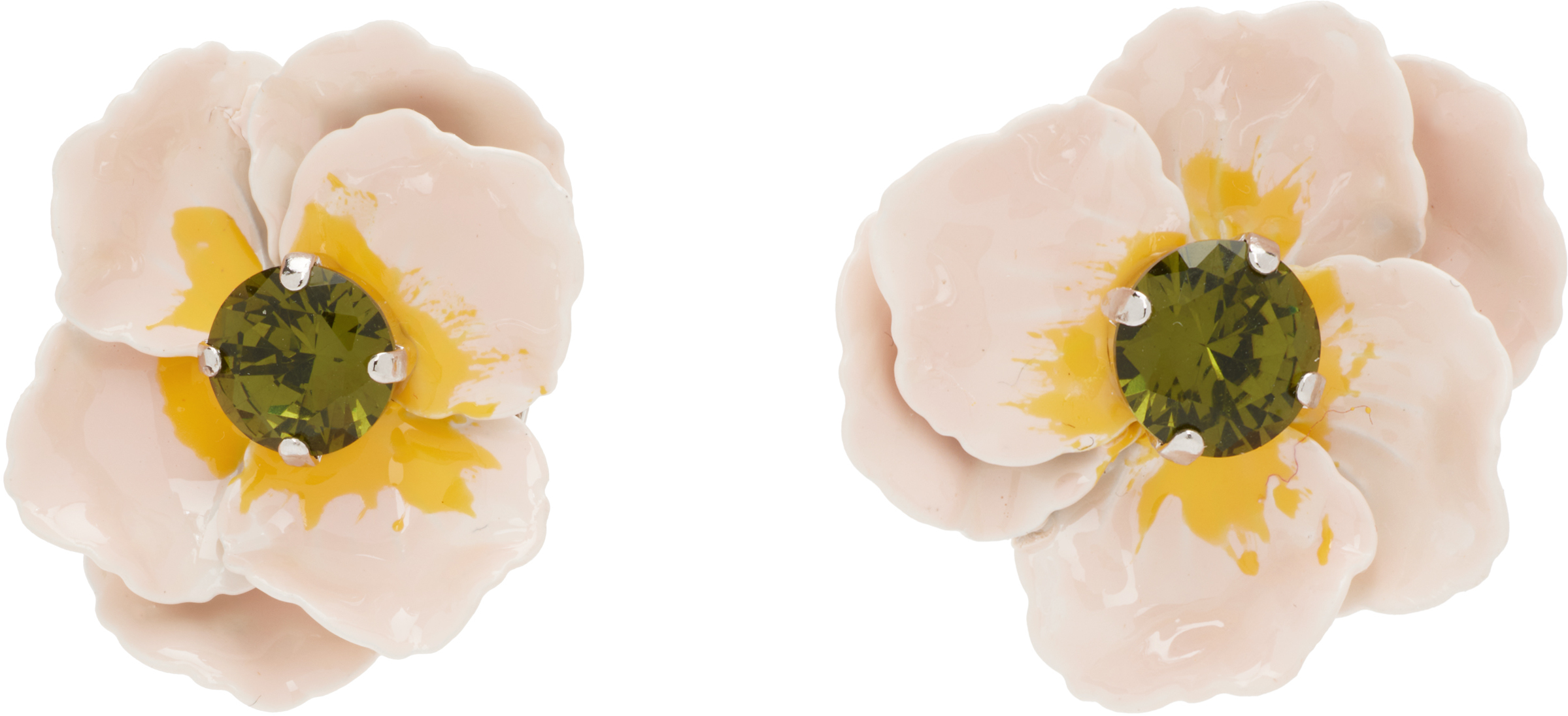 シモーネロシャ Simone Rocha ピアス 花 イヤリング スワロフスキー