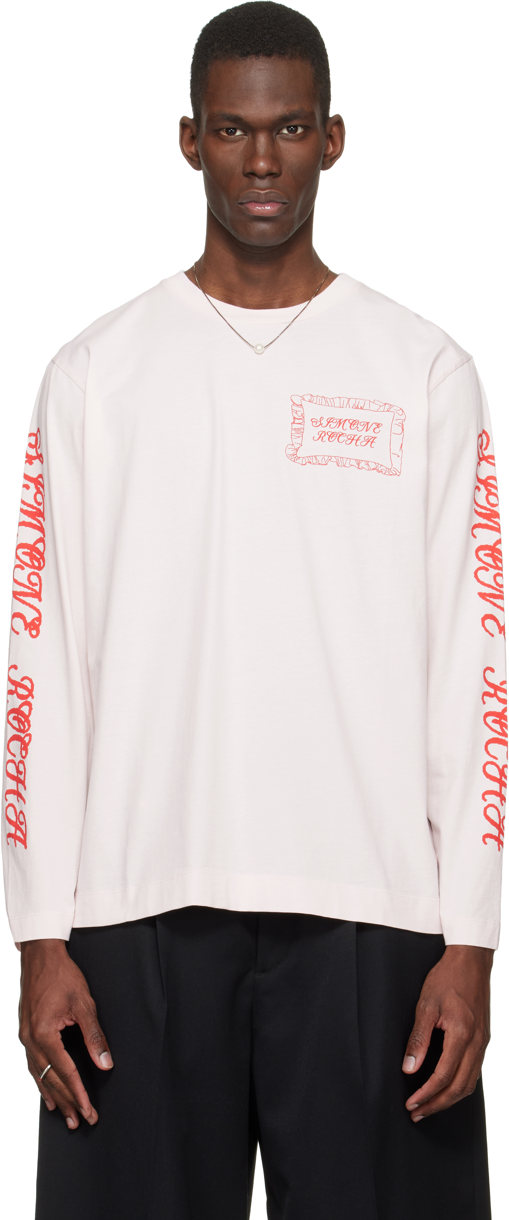 simone rocha ロングTシャツ Simone Rocha メンズ tシャツ | SSENSE 日本