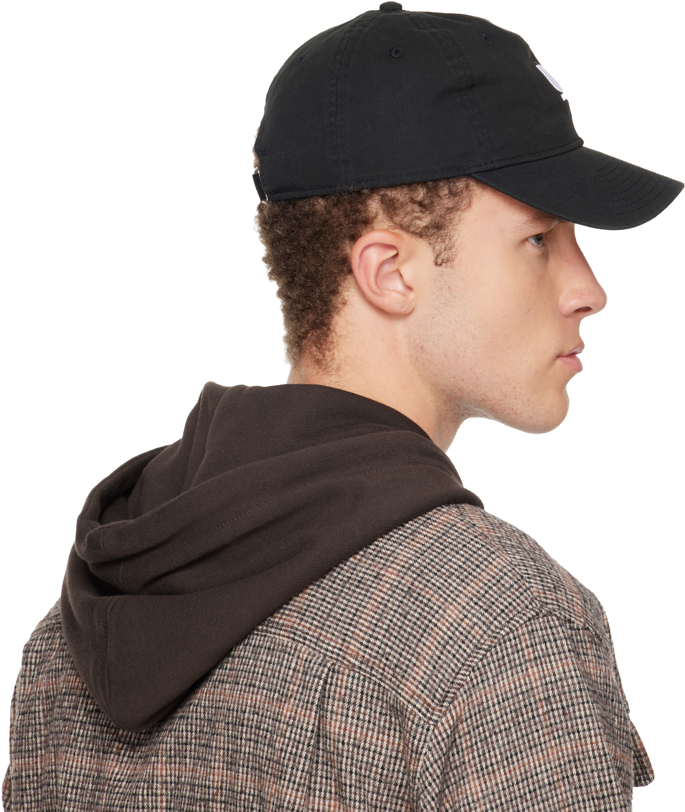 Undercover Black Icon Cap In Black