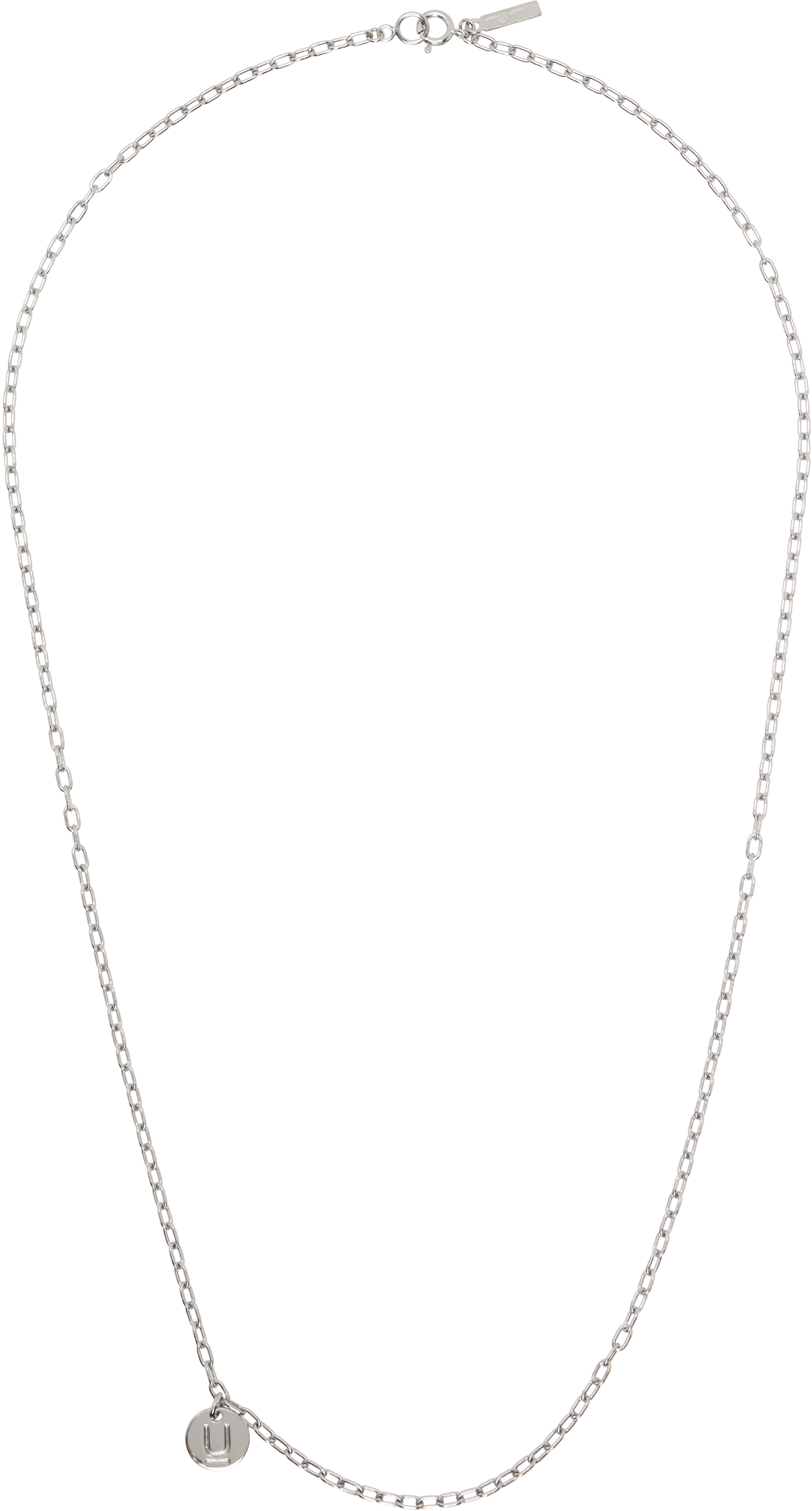UNDERCOVER: Logo Pendant Necklace | SSENSE UK