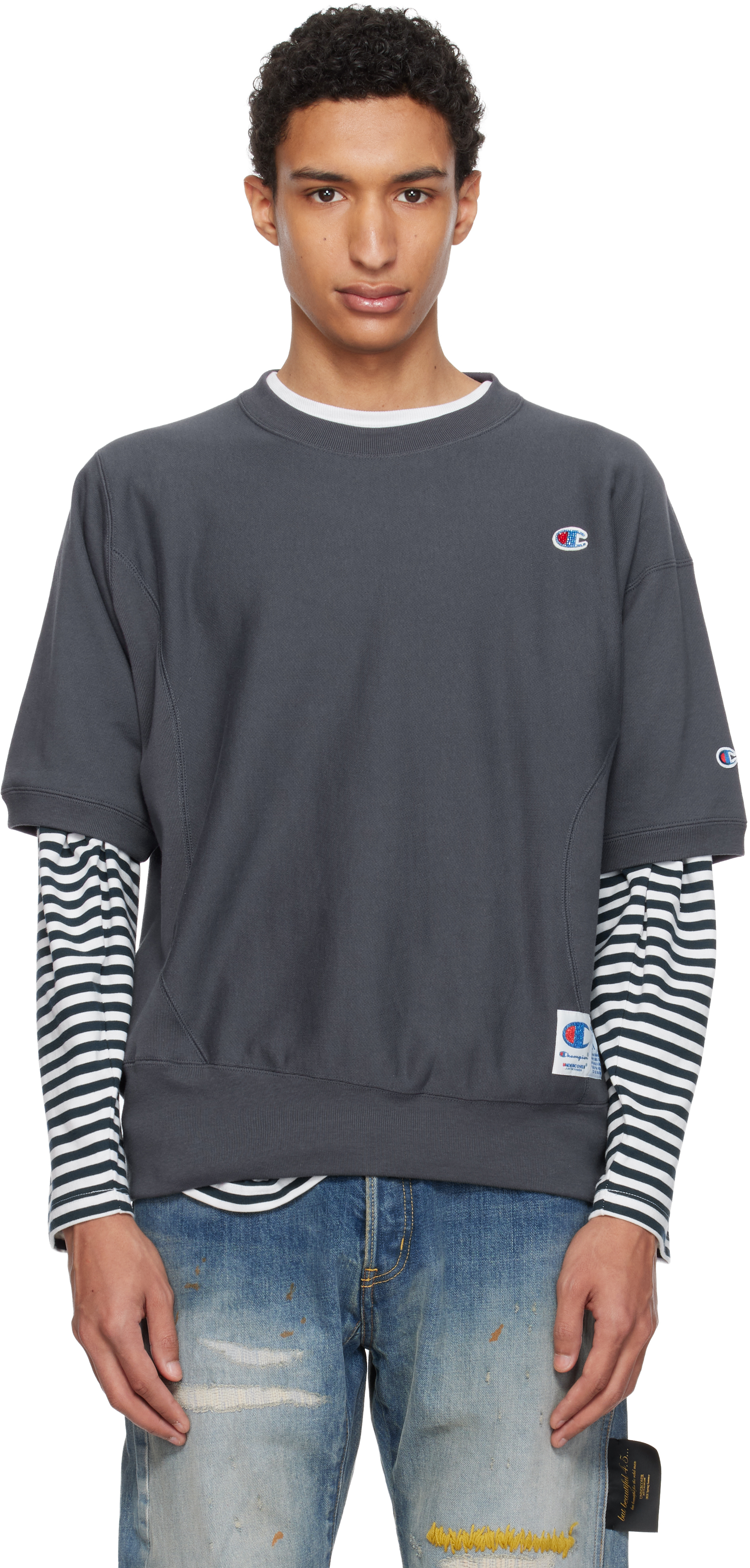 Purple Champion Edition UC1F4803 Sweatshirt by UNDERCOVER on Sale