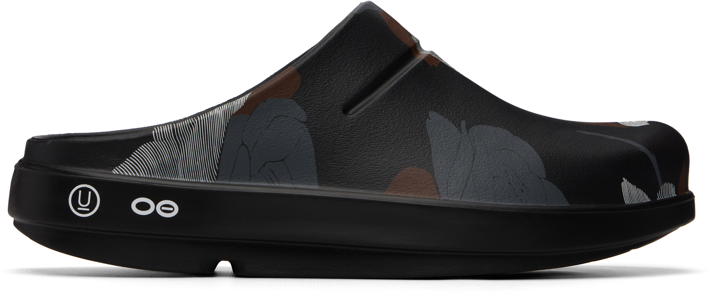 Black OOFOS Edition UC1F4F04 Loafers by UNDERCOVER on Sale