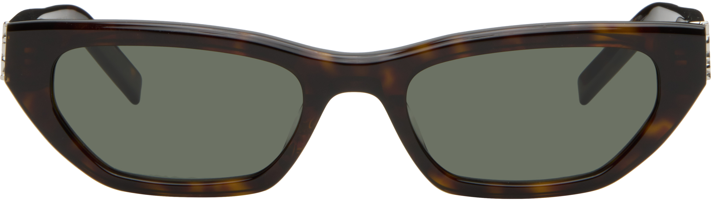 Saint Laurentのブラウン SL M126 サングラスがセール中