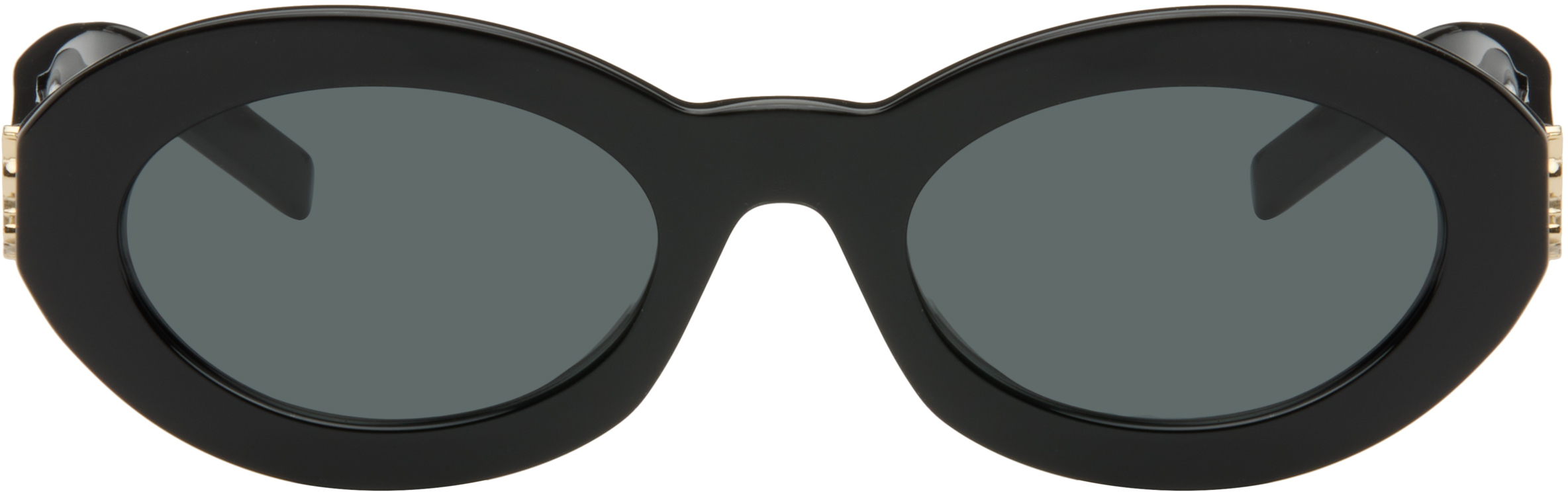 Saint Laurent: ブラック SL M136 サングラス | SSENSE 日本