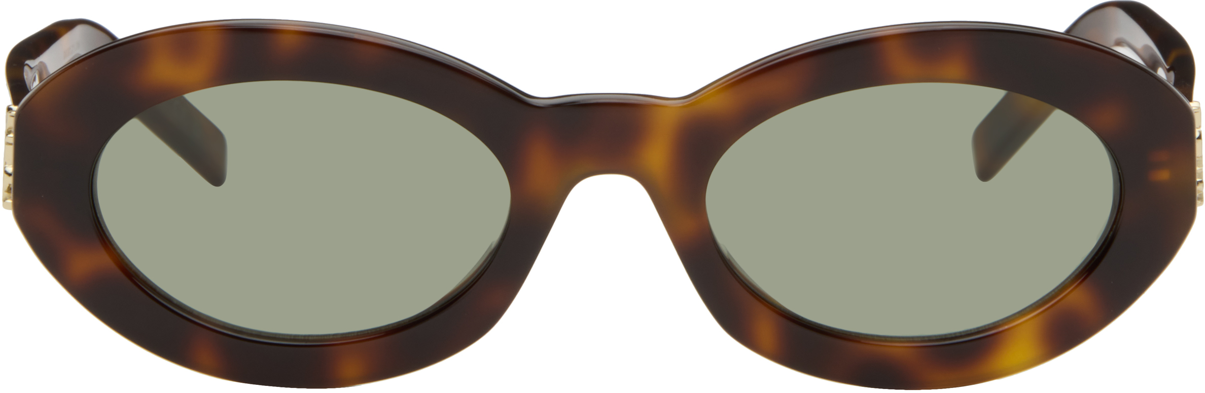 Saint Laurentのブラウン SL M136 サングラスがセール中