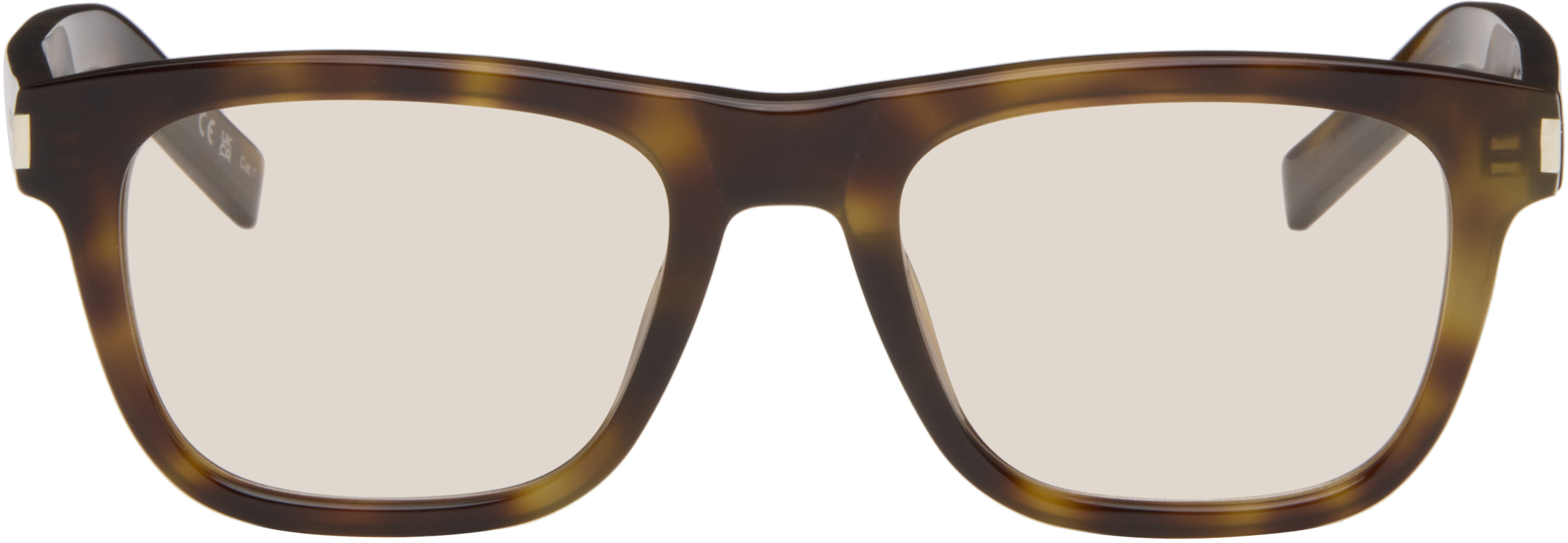Brown SL 819 800 Sunglasses by Saint Laurent on Sale