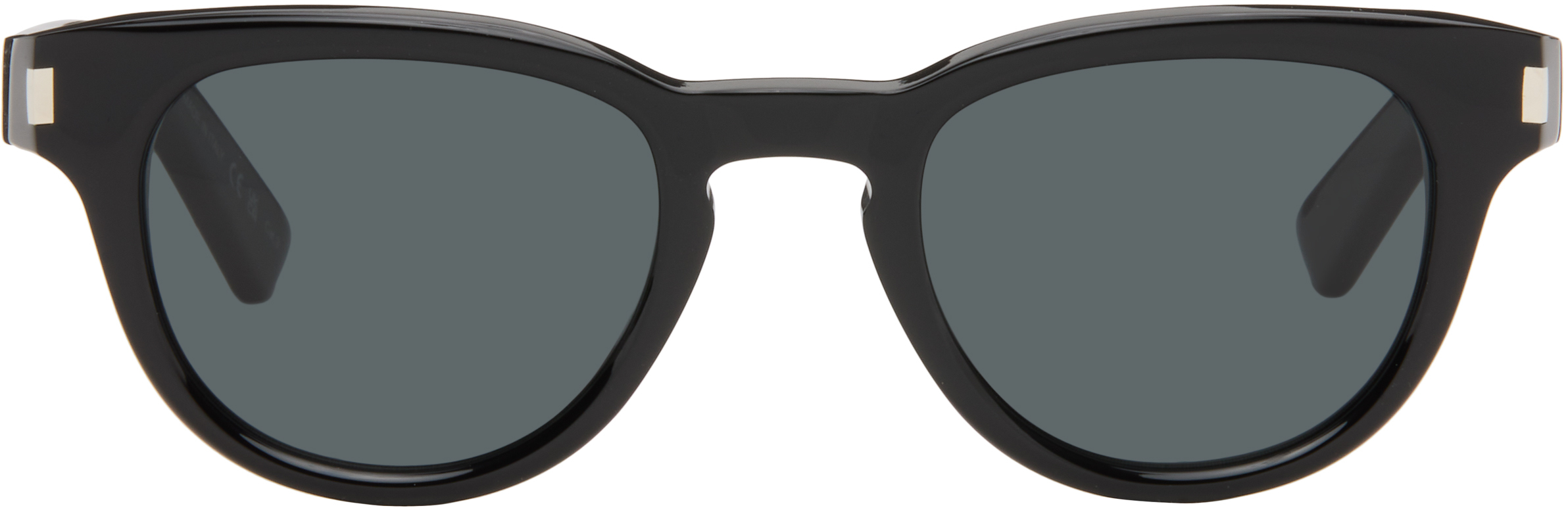 Black SL 876 Sunglasses by Saint Laurent on Sale