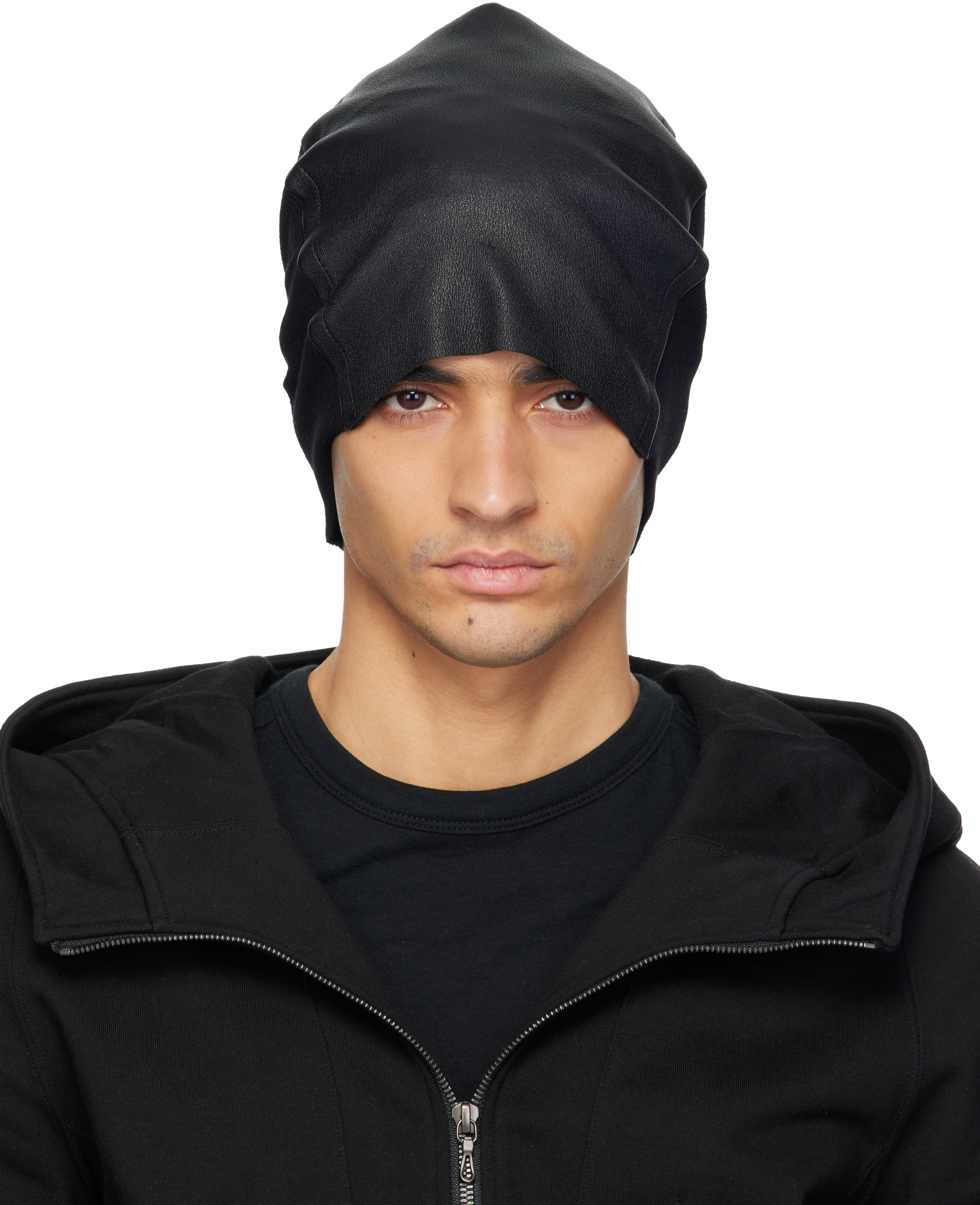 Black 937ACU10 Tube Beanie by Julius on Sale