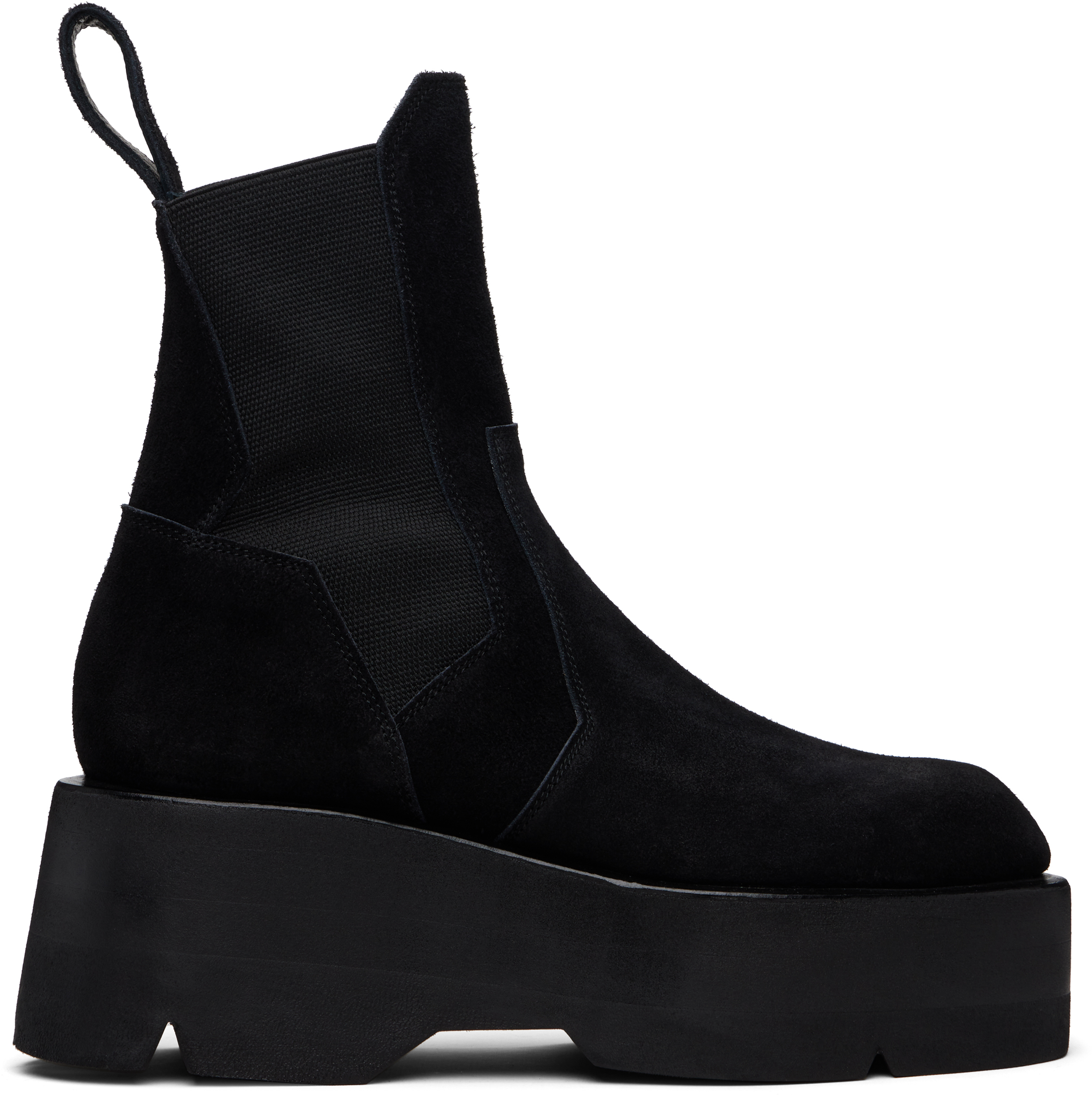 Julius Black Prism Side Gore Chelsea Boots