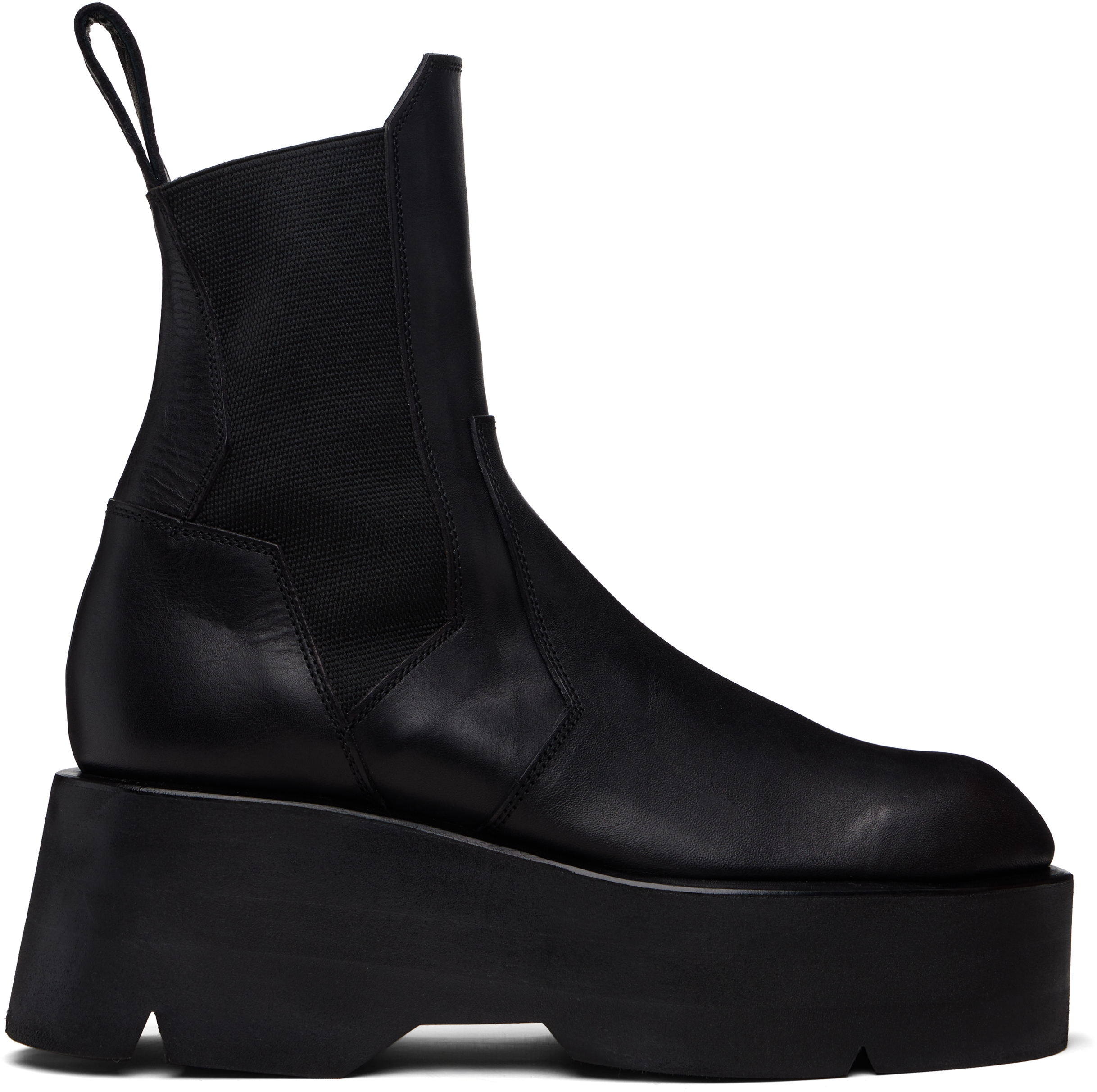 Julius Black Prism Side Gore Chelsea Boots