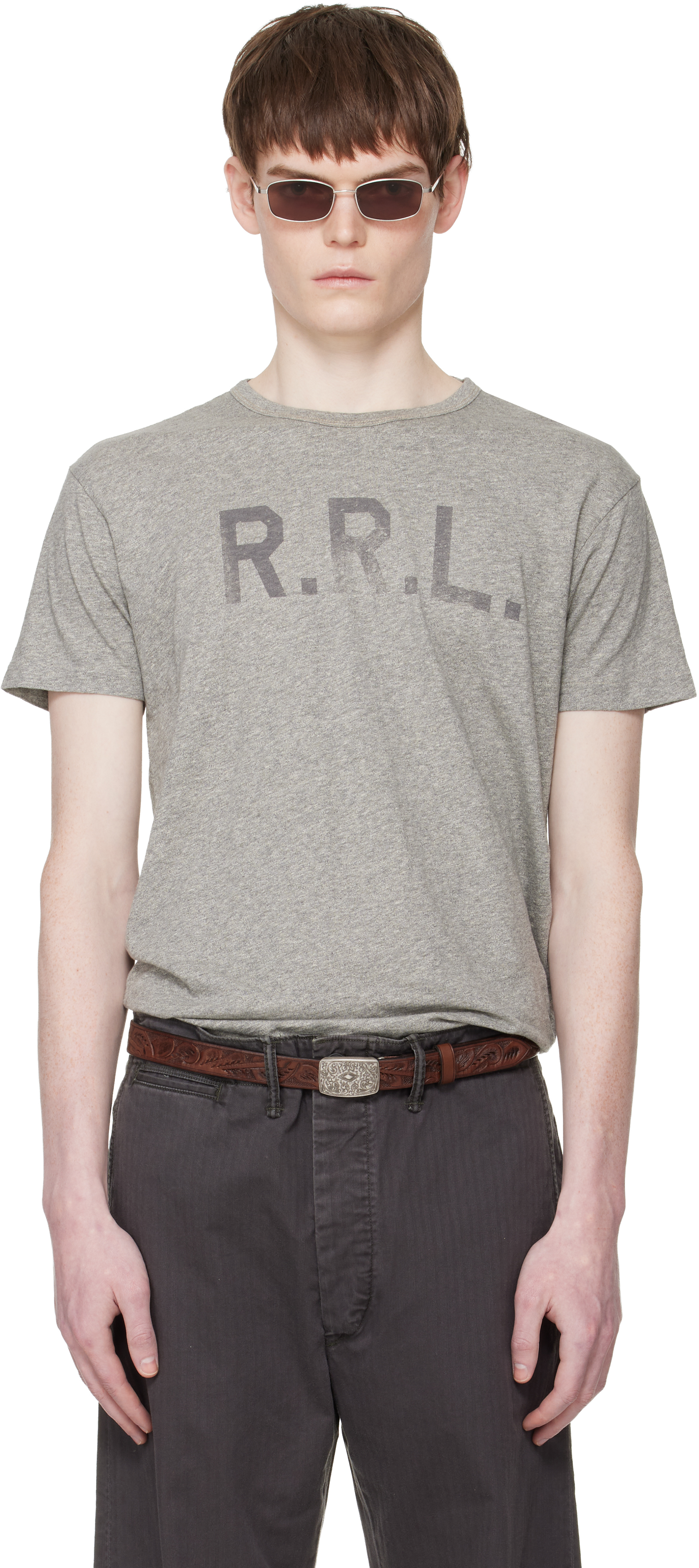 RRLのグレー ロゴ Tシャツがセール中