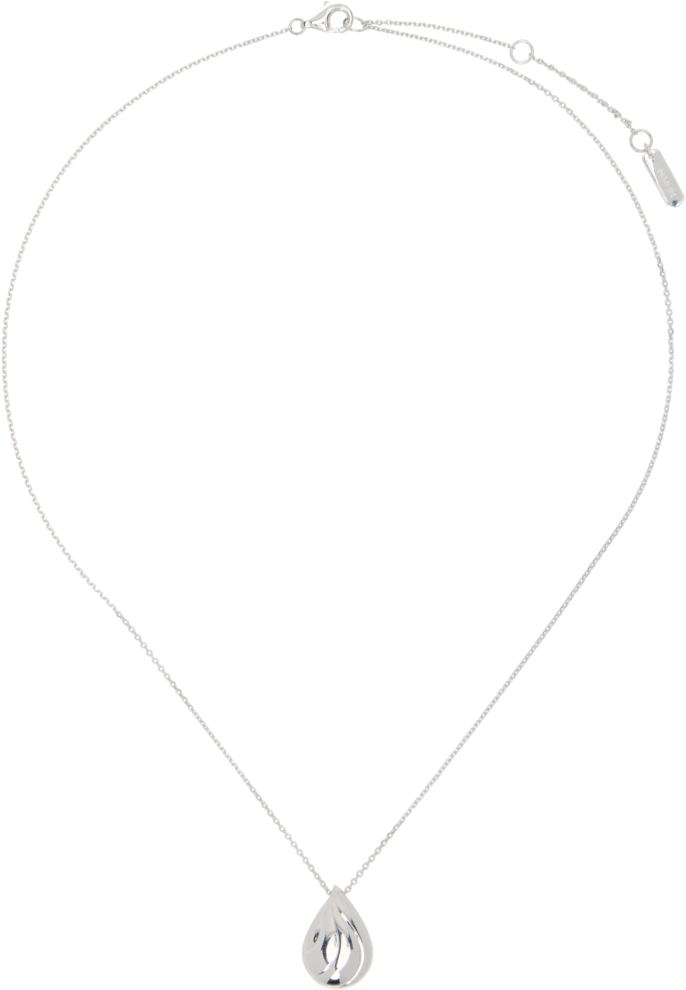 NUMBERING NMBR シルバーチェーンネックレス