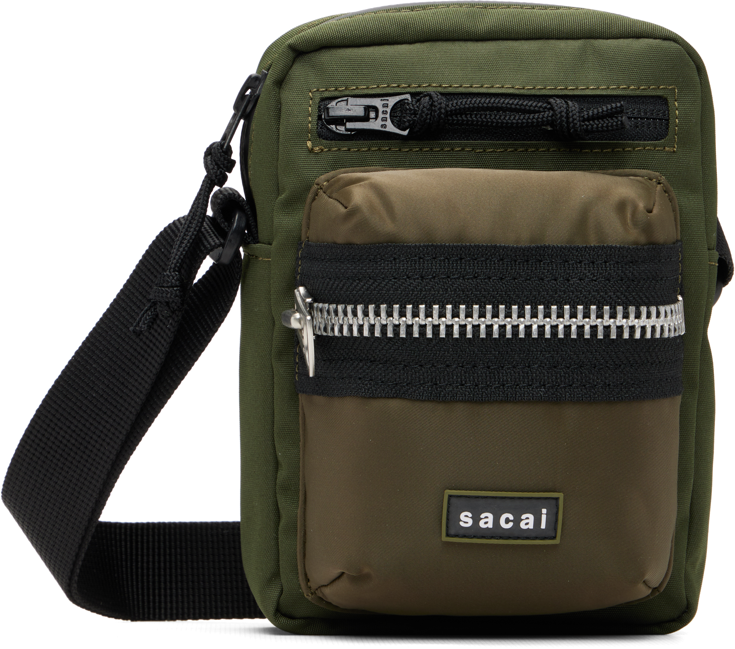 【完売品】sacai × PORTER Pocket Bag / KHAKI sacai: Khaki Pocket Bag | SSENSE