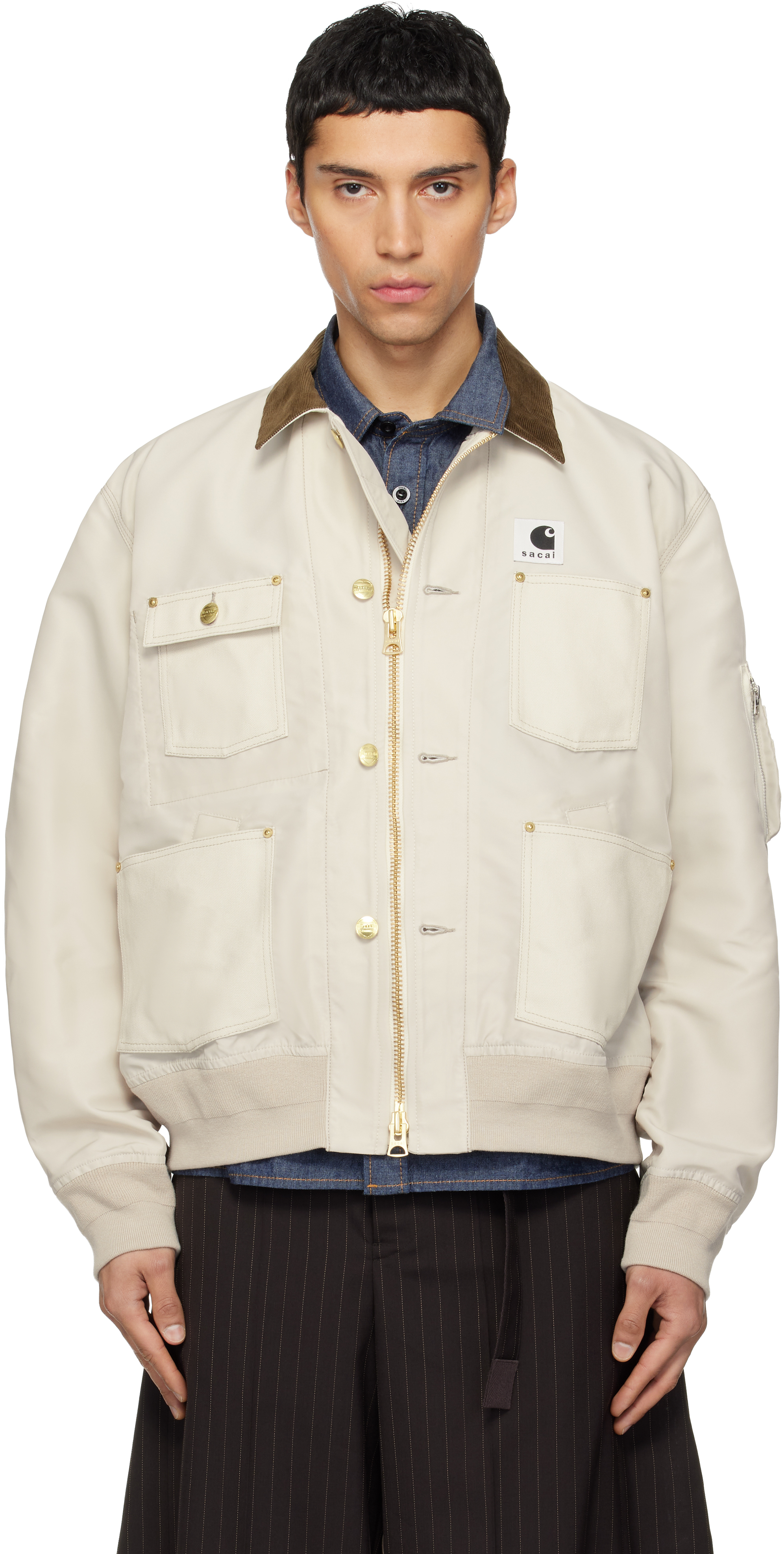 sacai: オフホワイト Carhartt WIPエディション Nylon Twill & Duck