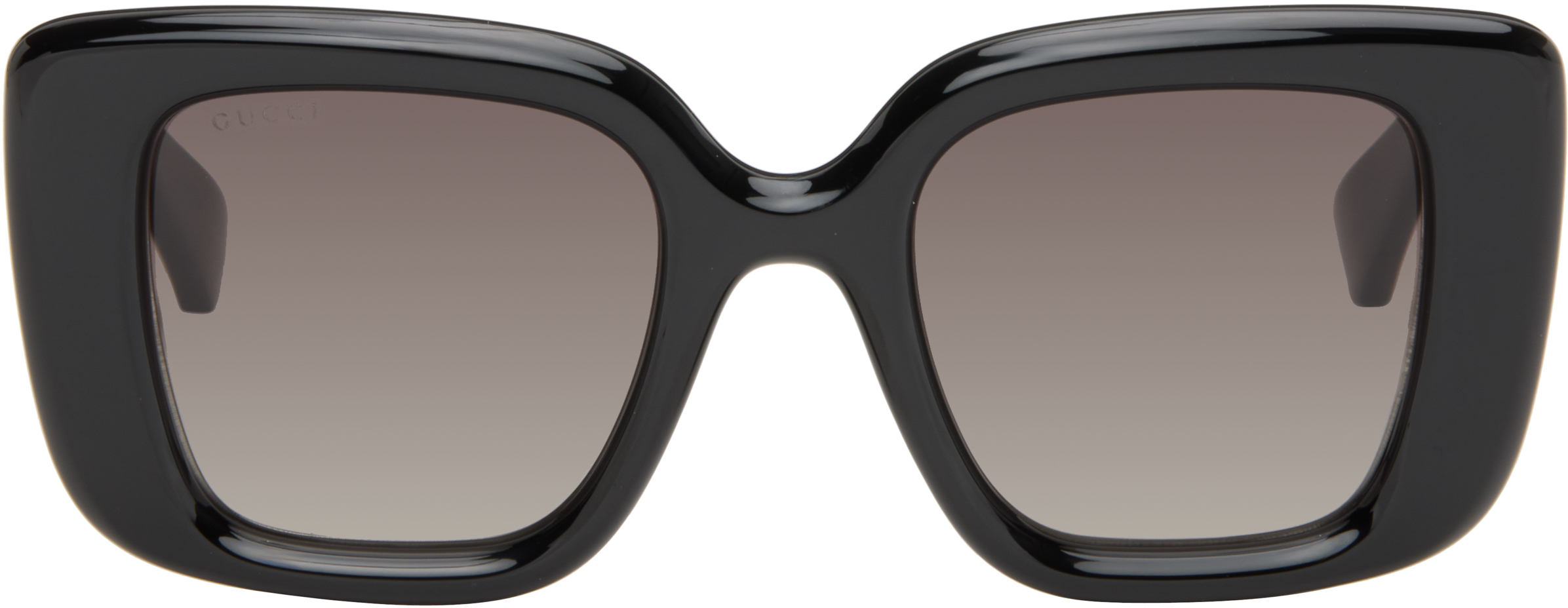 GUCCI GG0435SA ブラックサングラス Gucciのブラック バタフライフレーム サングラスがセール中