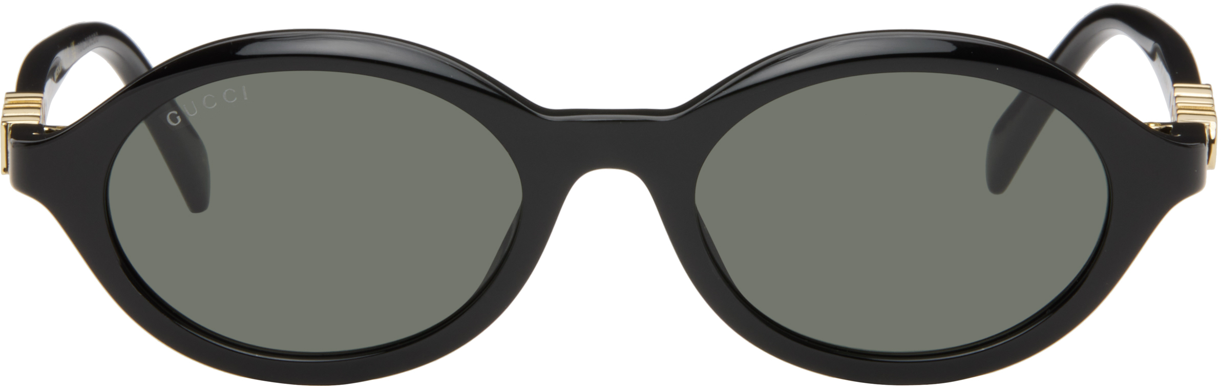 Gucci Round Fran Sunglasses in Black Gucci® GG0712S Round Sunglasses - EuroOptica main image 3