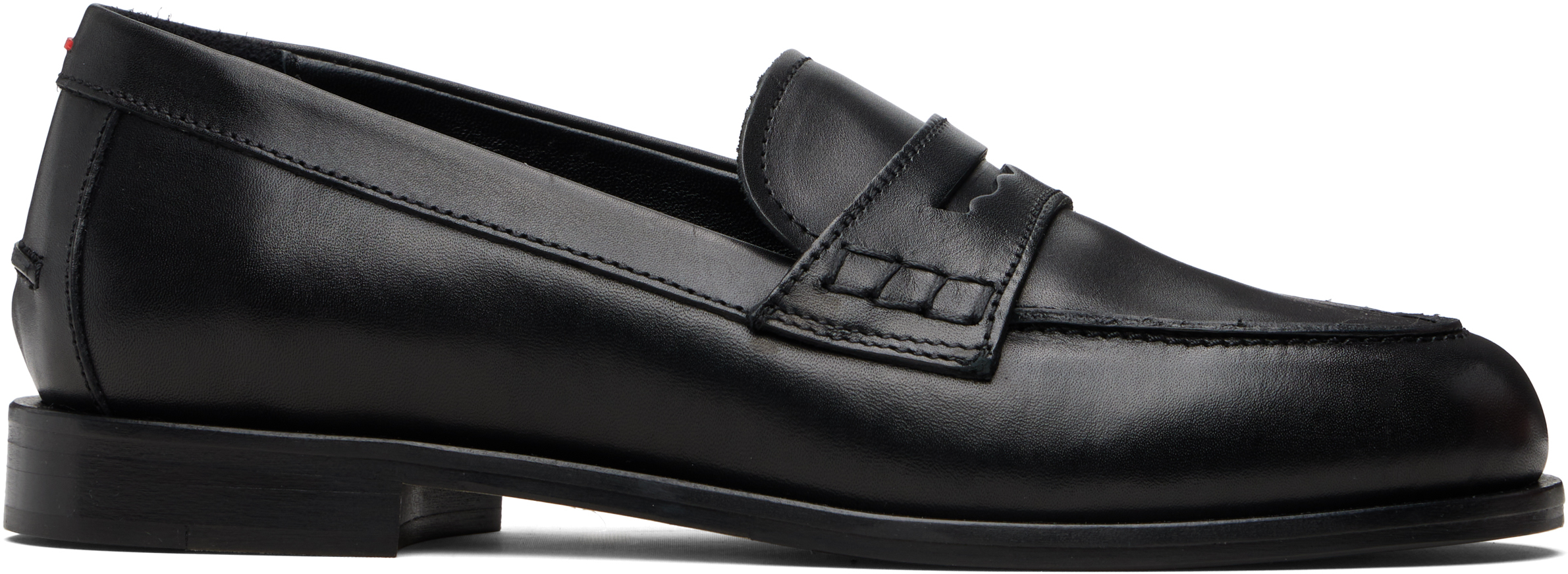 Black Oscar Leather Loafers