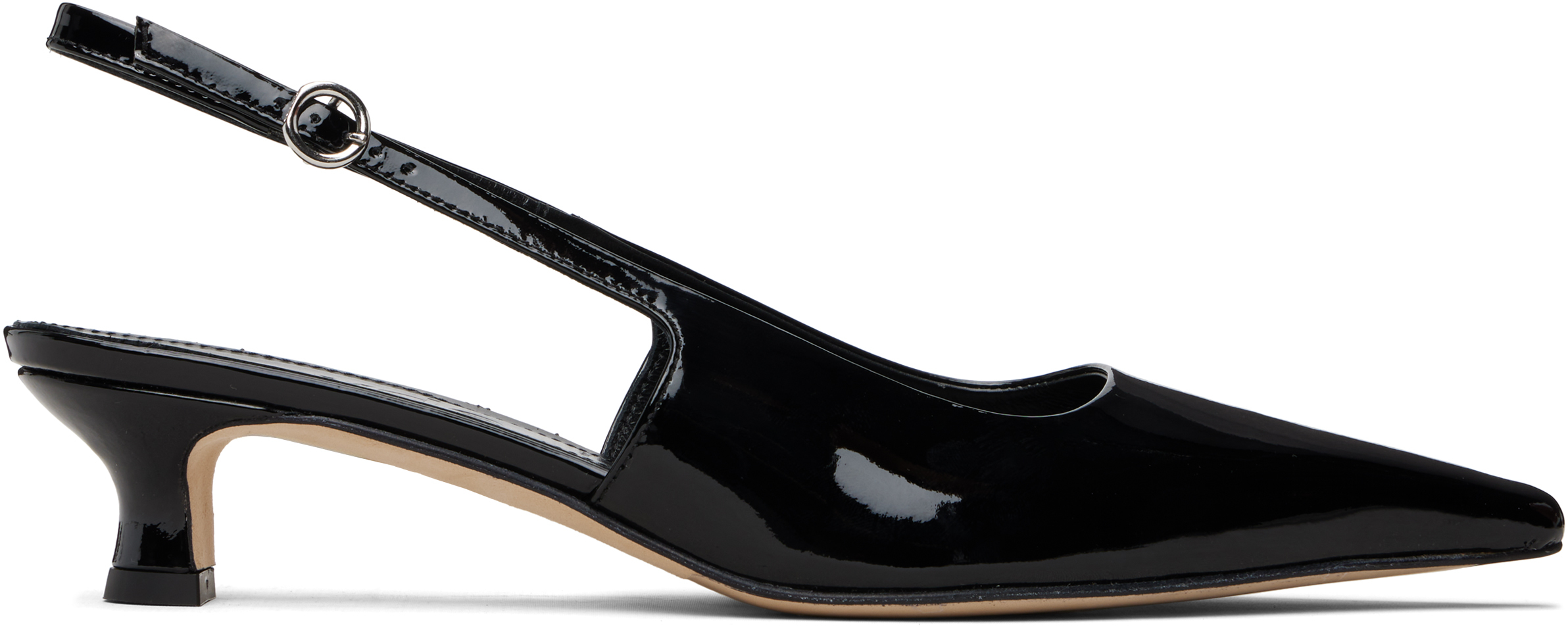 Black Catrina Patent Leather Heels