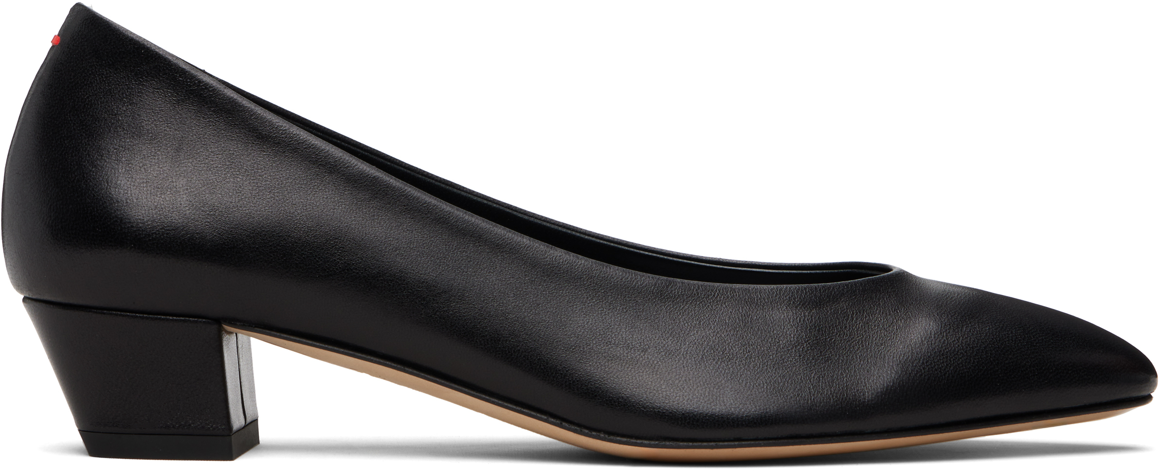 Black Helia Low-Cut Heels