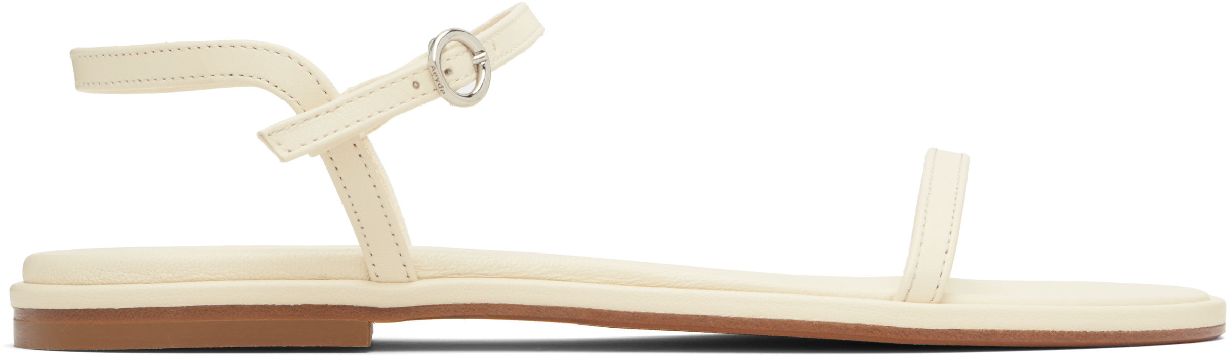 Aeyde Off-White Nettie Leather Sandals