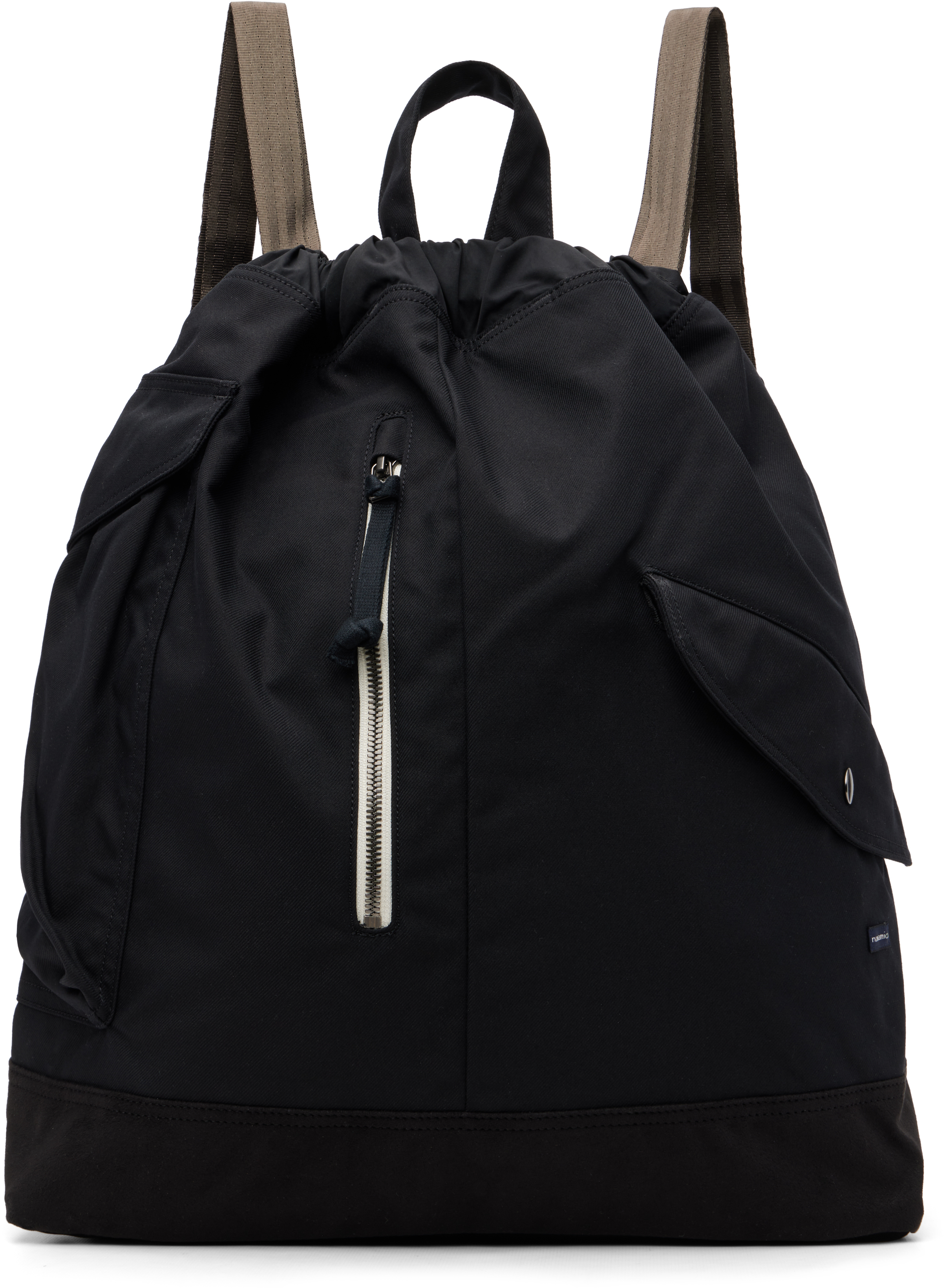 Black 2-Way Backpack by nanamica on Sale