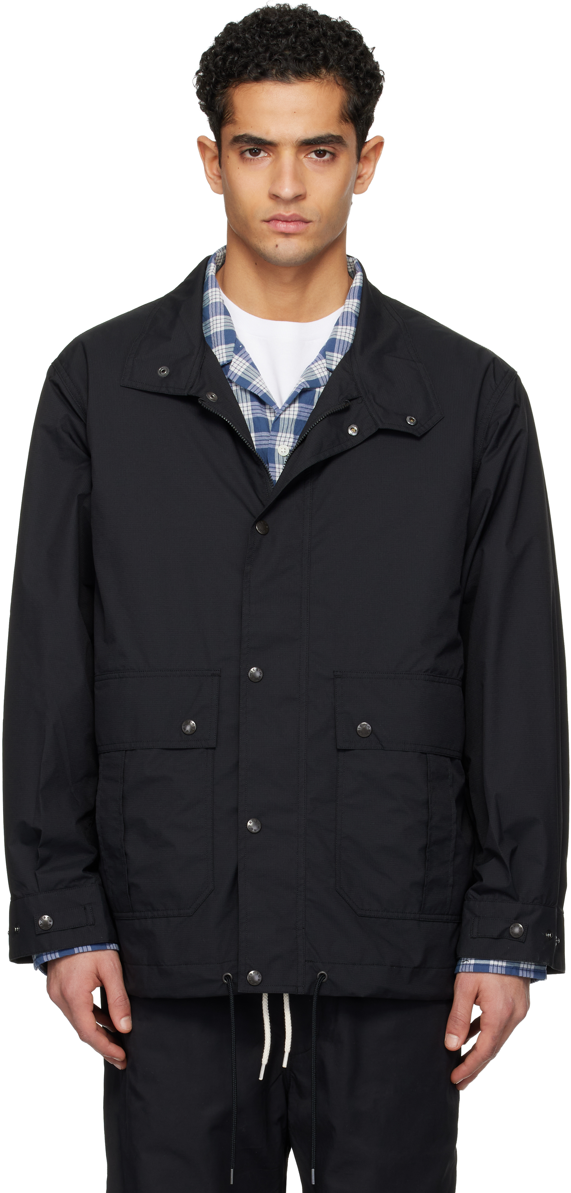 nanamica: ブラック パッカブル フィールドジャケット | SSENSE 日本