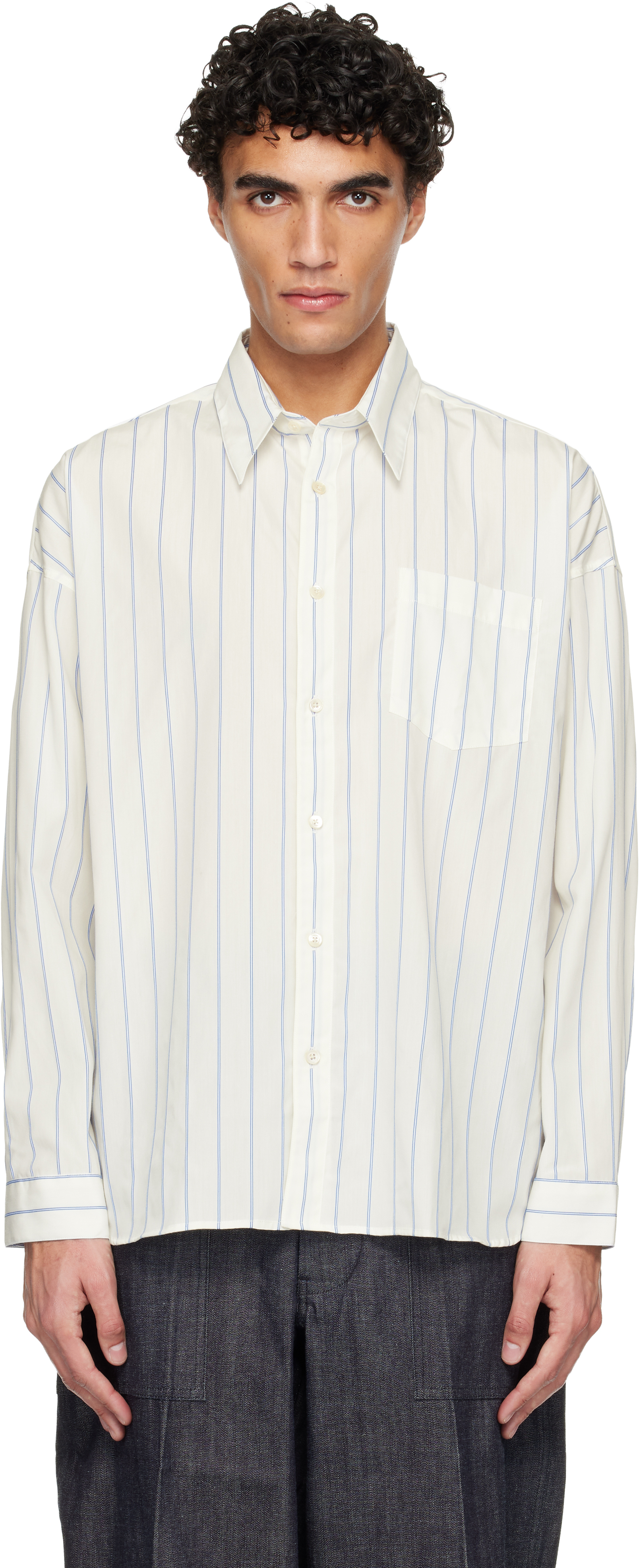 Sunflower: White Stable Shirt | SSENSE