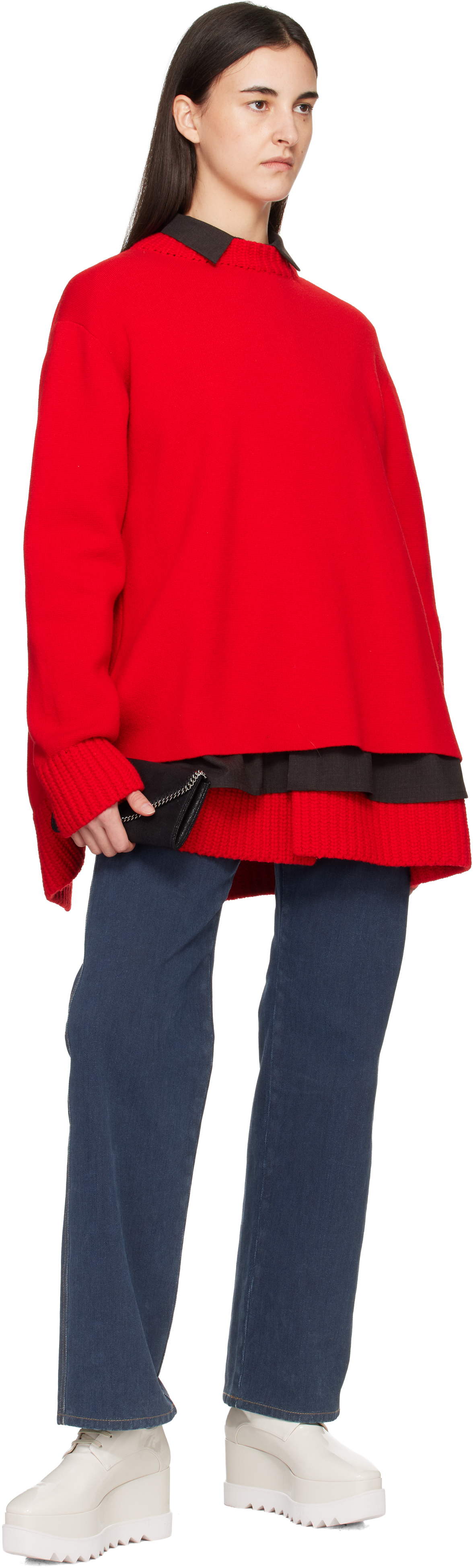 Stella Mccartney Falabella Continental Wallet Accessories In Black