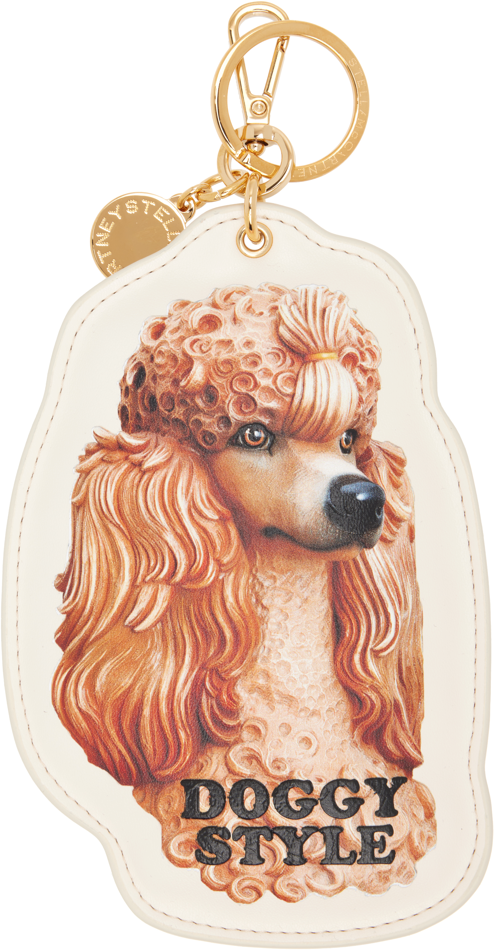 Stella Mccartney オフホワイト Jeff Koonsエディション Doggy Style チャーム キーホルダー In White
