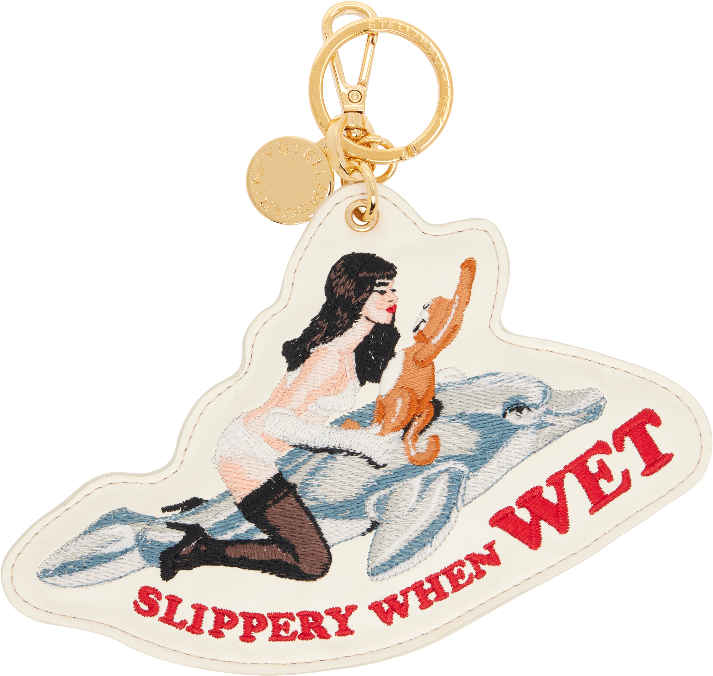 Stella Mccartney ホワイト Jeff Koonsエディション 'slippery When Wet' キーホルダー In White