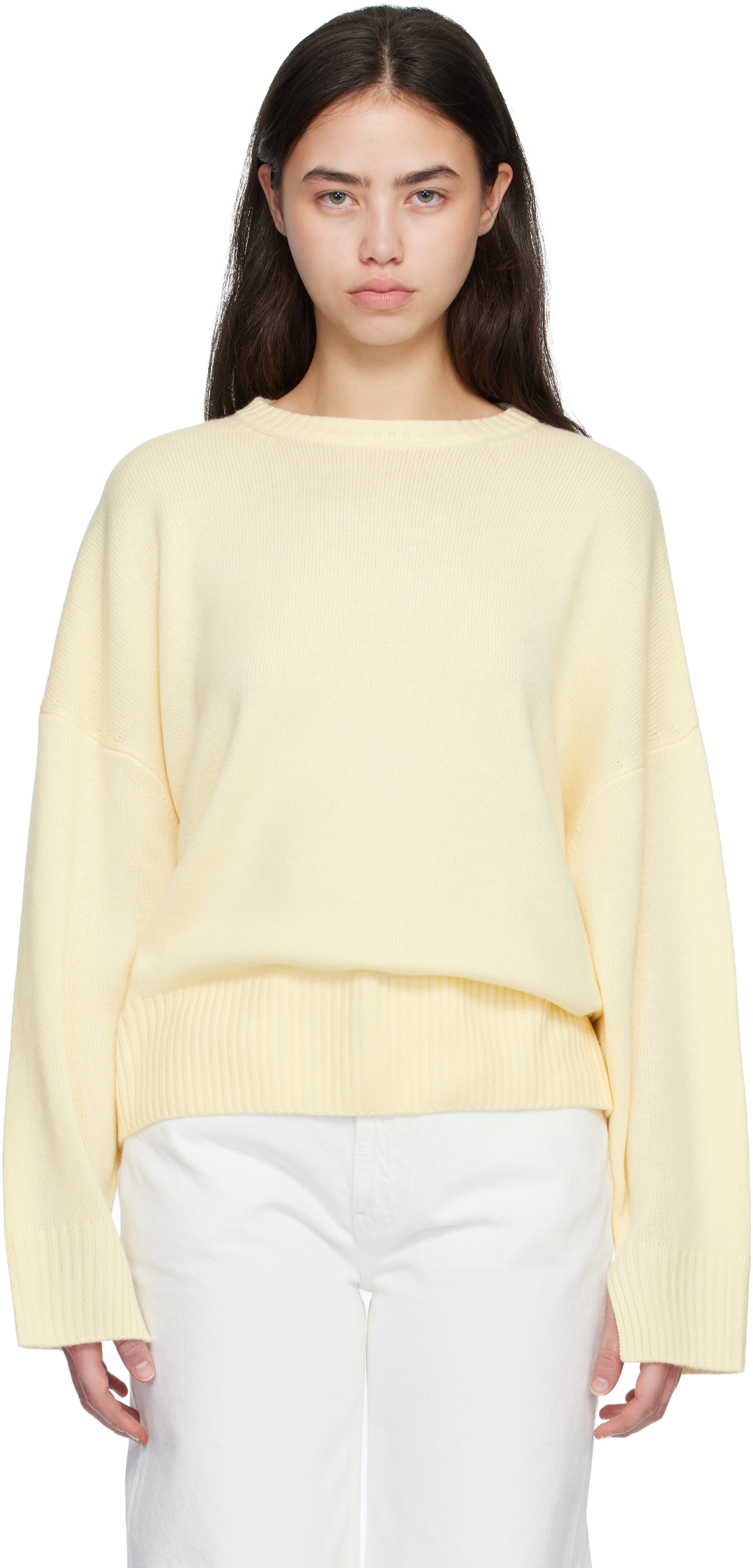 Loulou de Saison: Off-White ANTON Cashmere Sweater | SSENSE