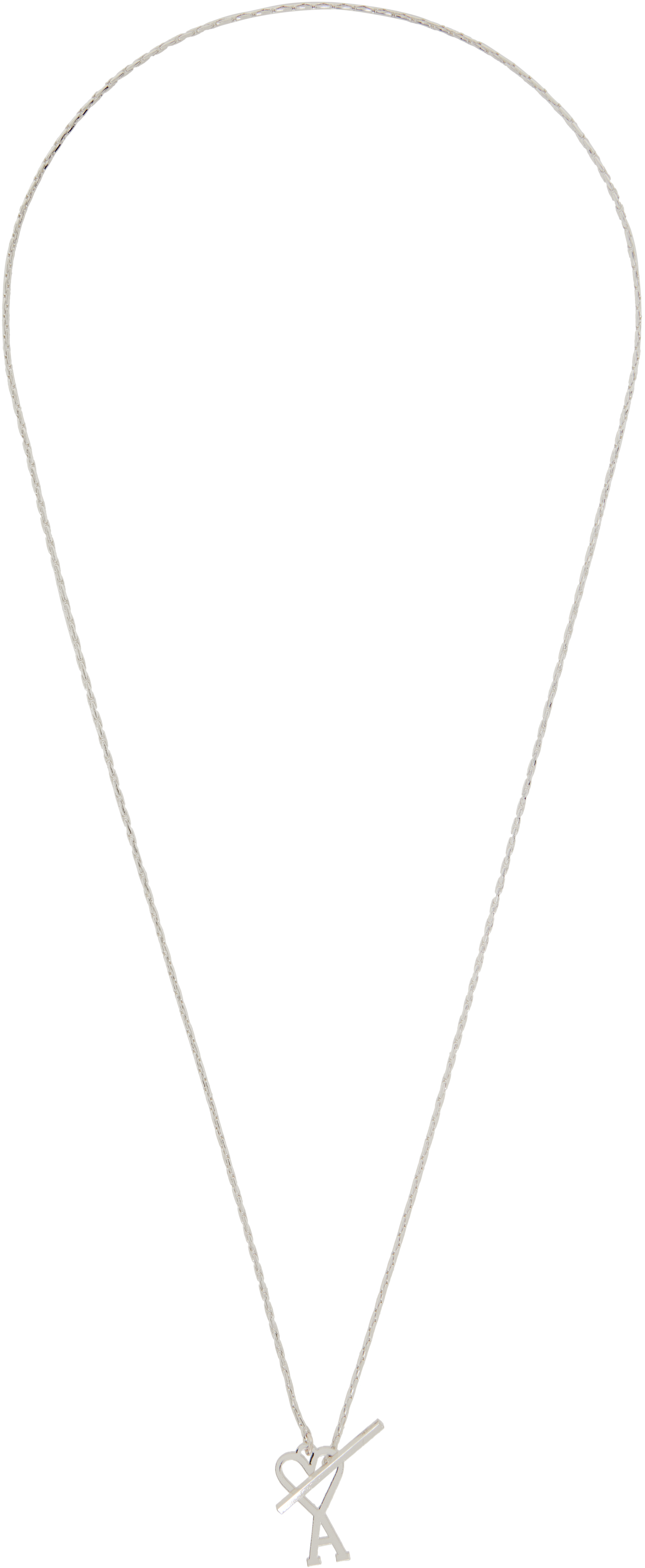 AMI Paris Ami de Coeur Chain Necklace