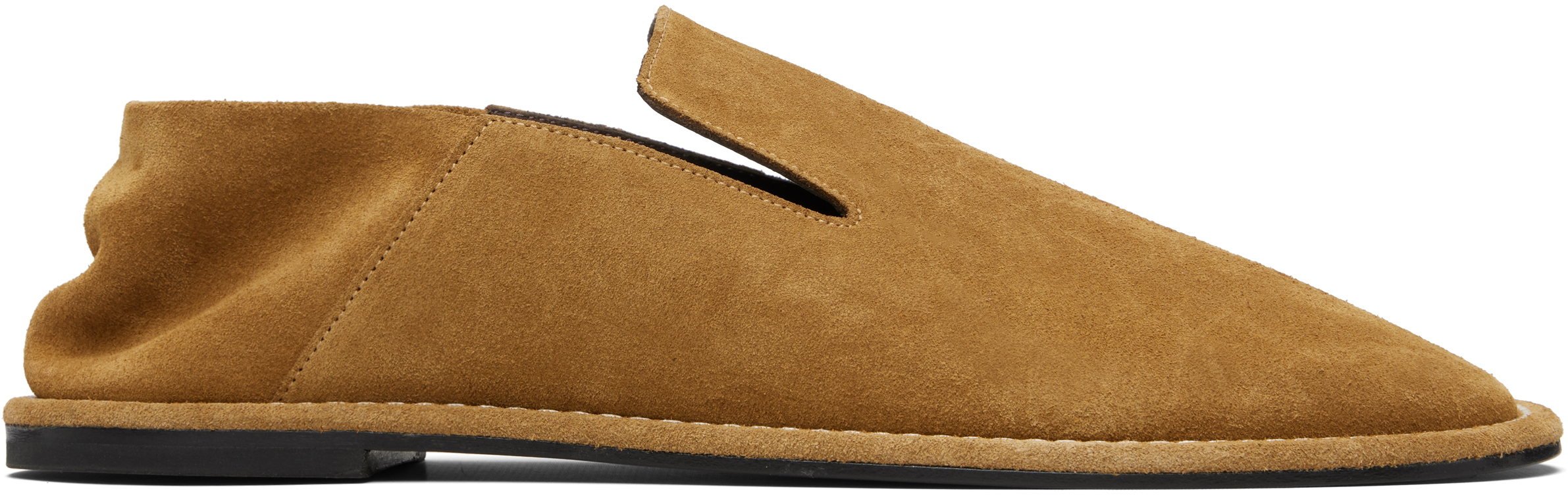 NEW AMI Paris moc toe derby suede tan neutral loafer shoes size 46 or 13 USA origo-ecomm-may-1-3.jpg?v=  main image 4